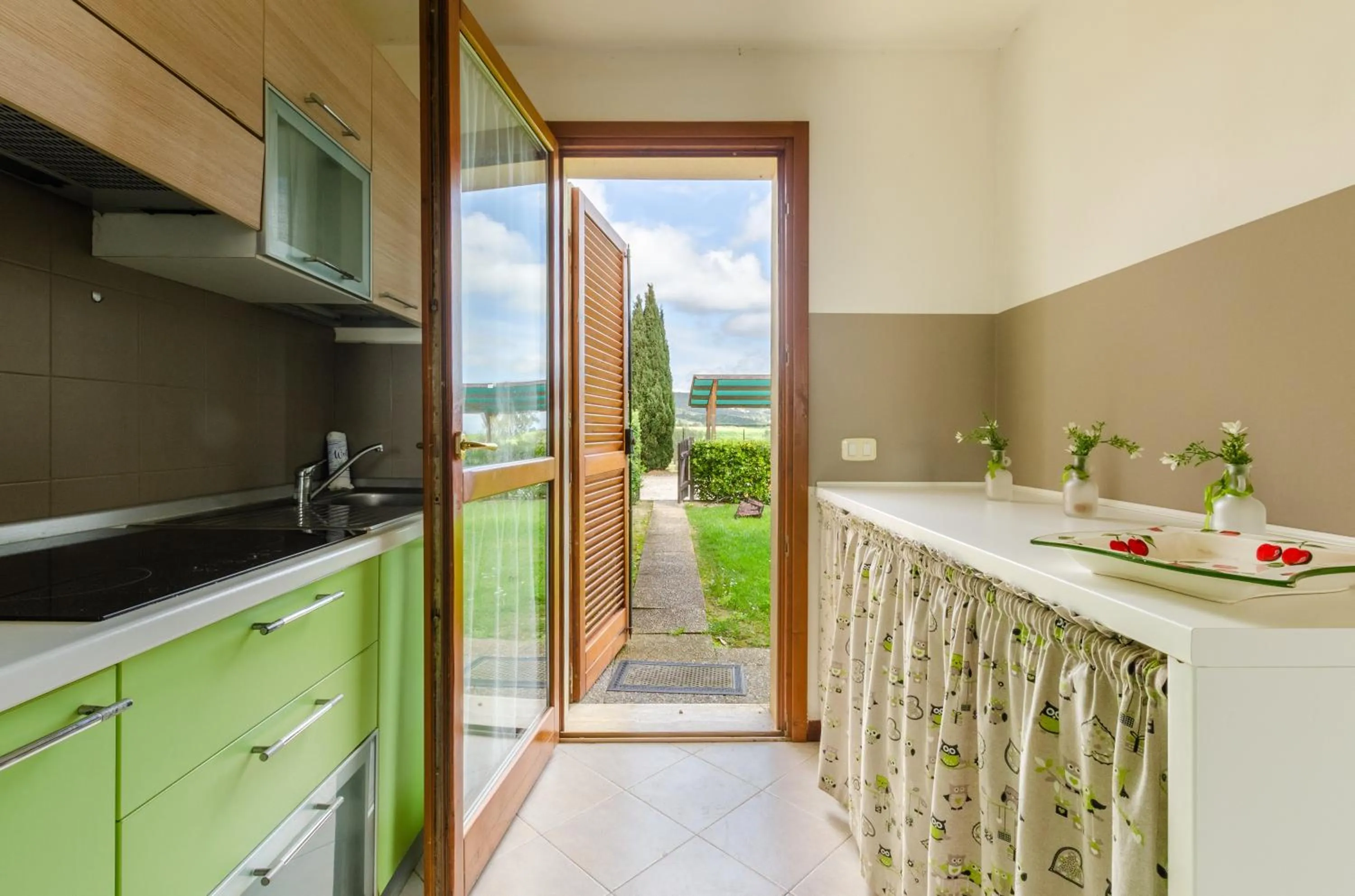 Kitchen or kitchenette in Residence Cernaia - Private Cottage