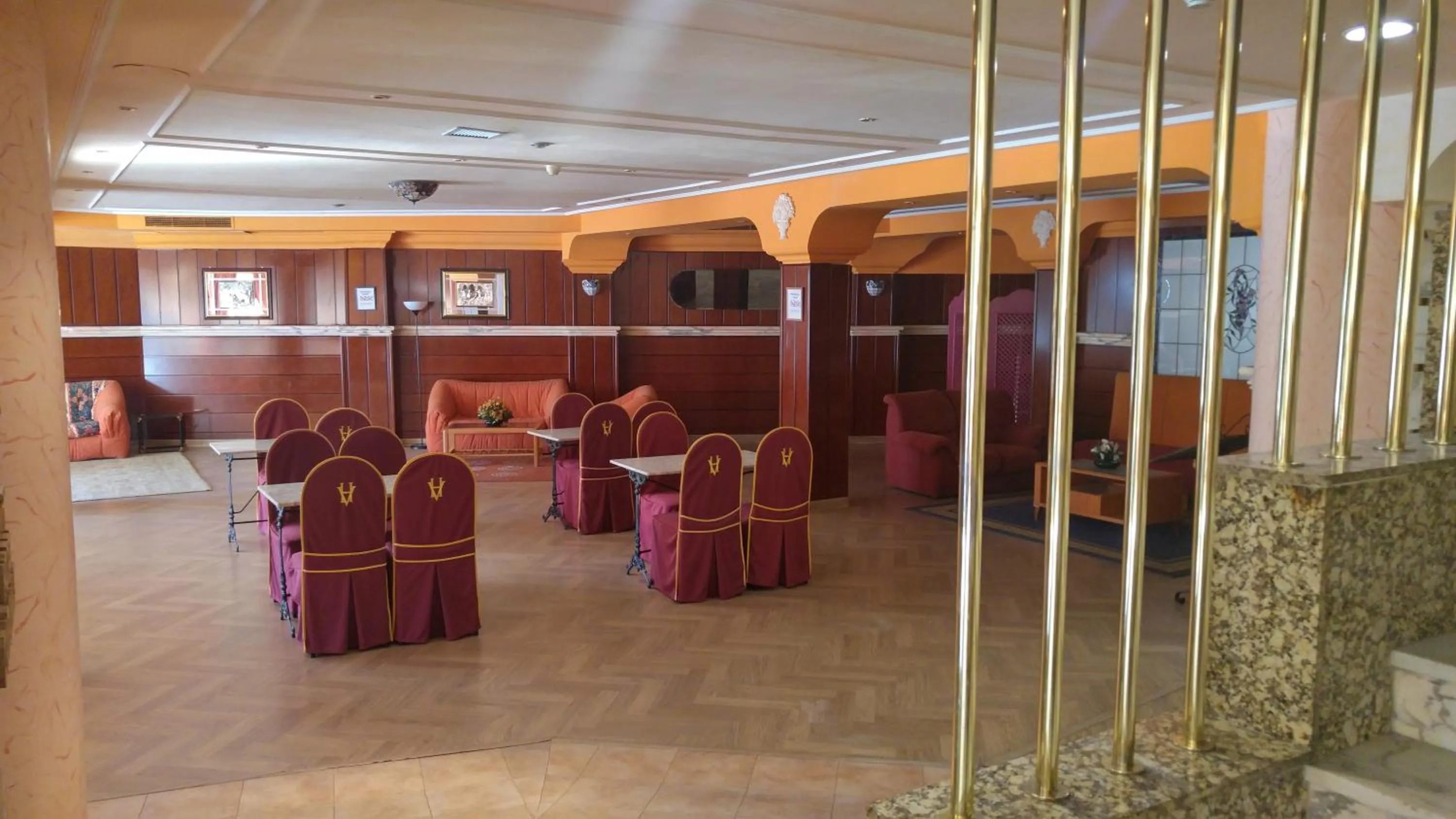 Lobby or reception in Hotel Cabañas