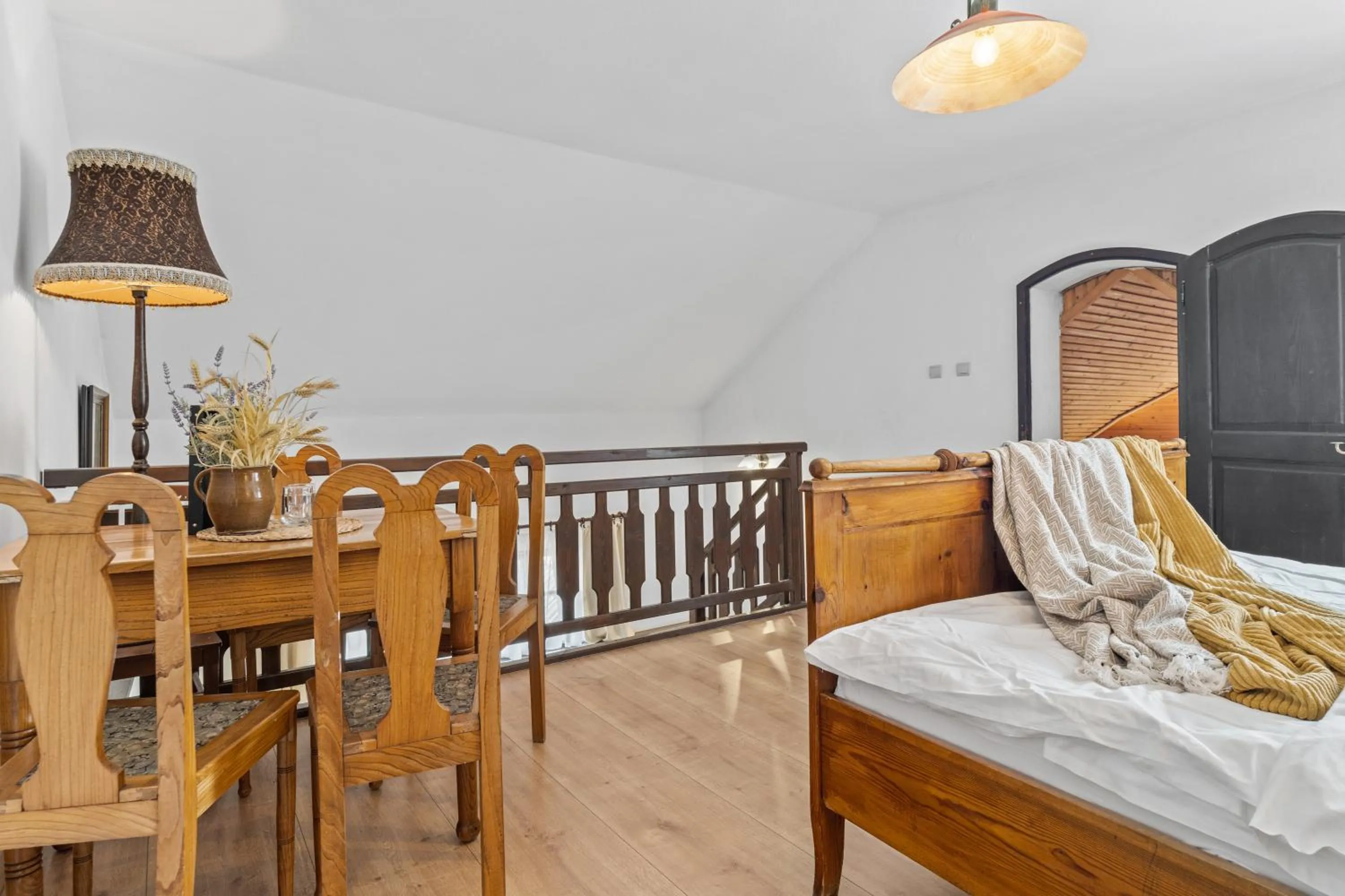 Bedroom, Bed in Pension Regina