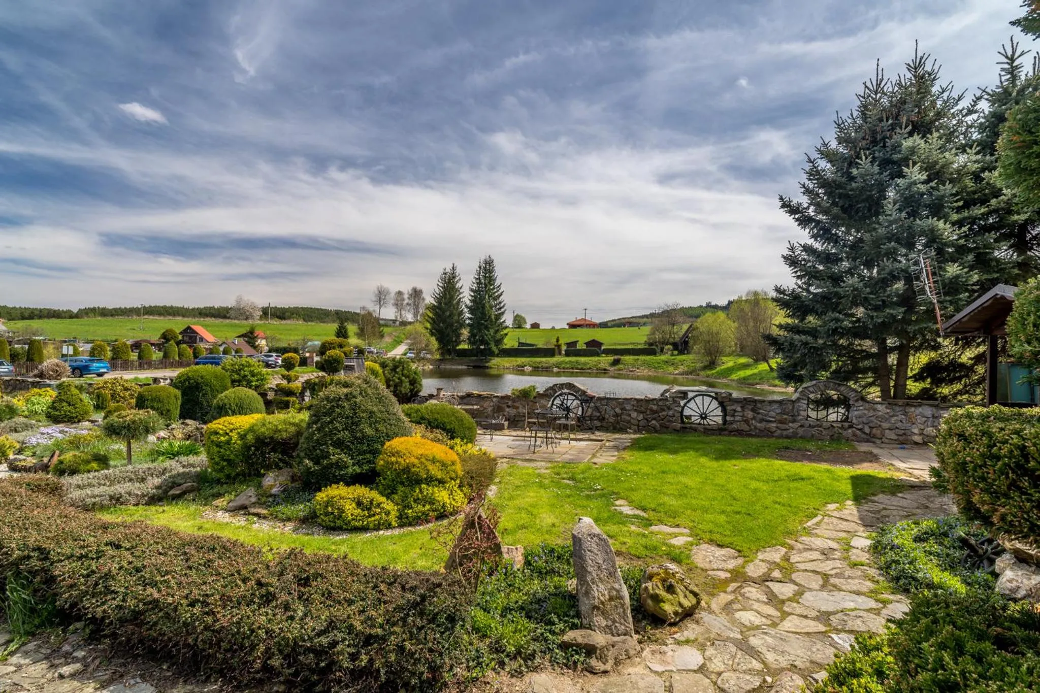Garden in Pension Regina