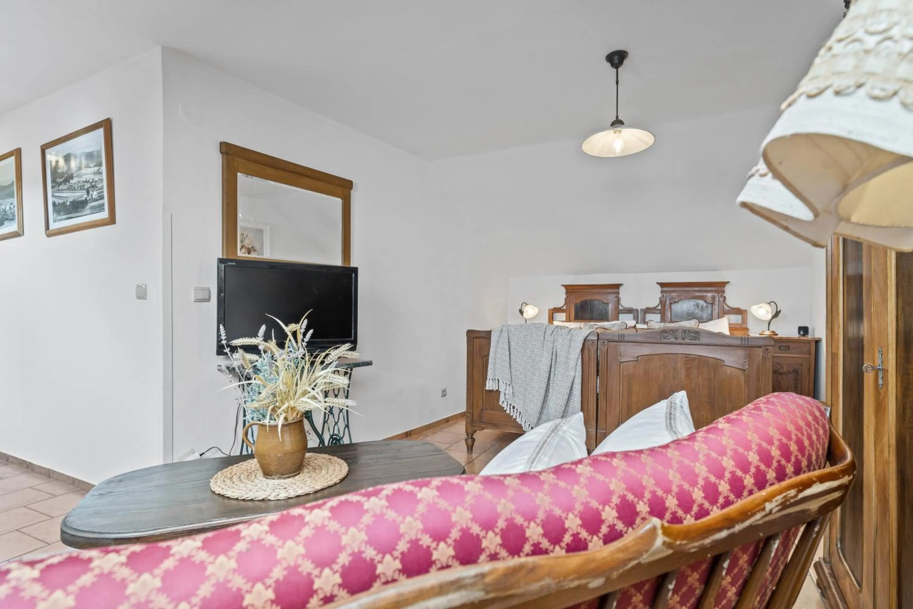 Bedroom in Pension Regina