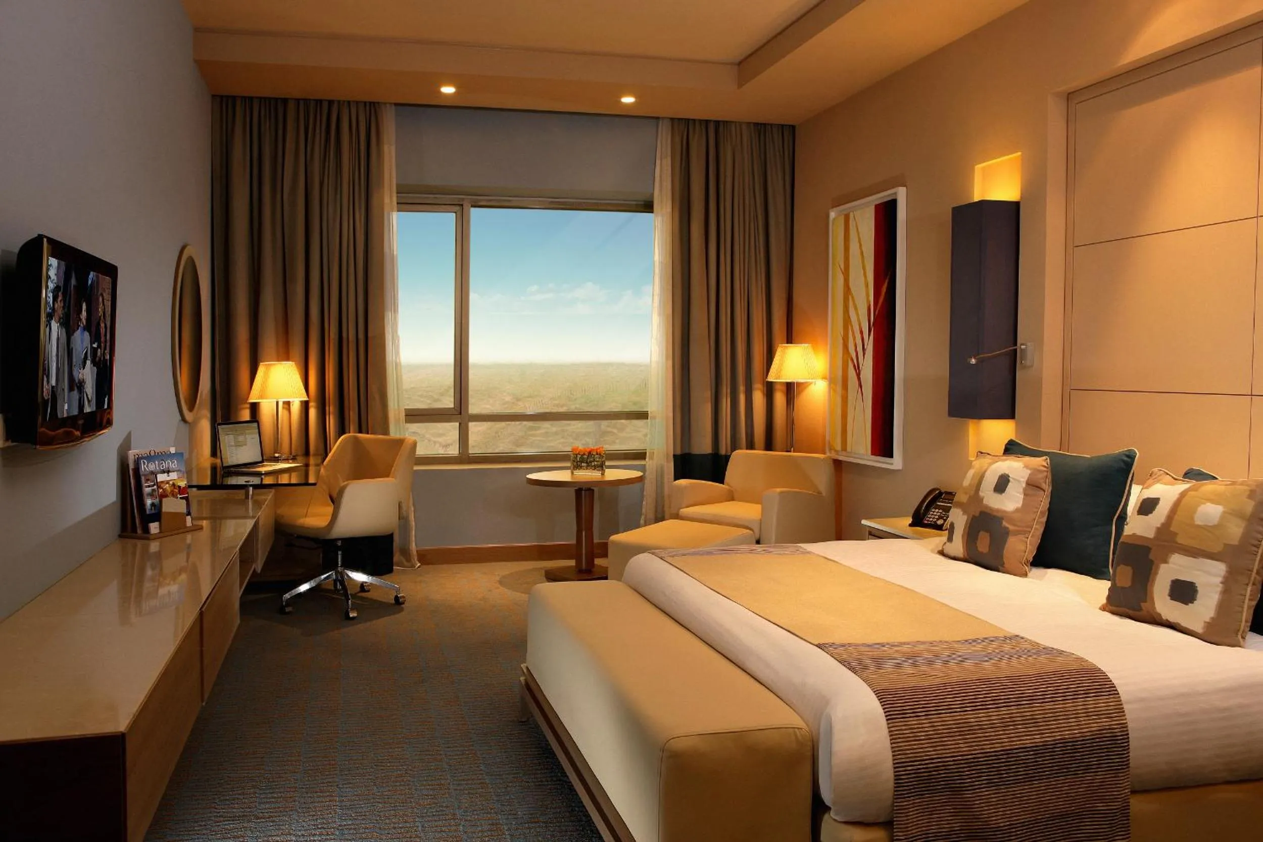 Photo of the whole room, Bed in Erbil Rotana
