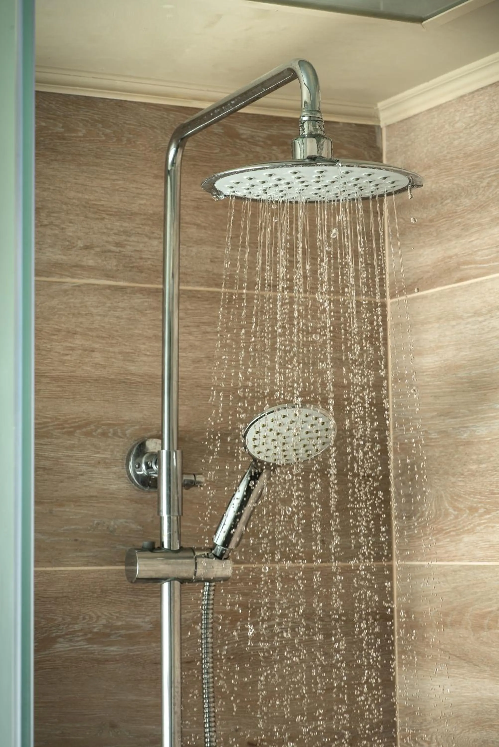 Shower in Maleme Mare