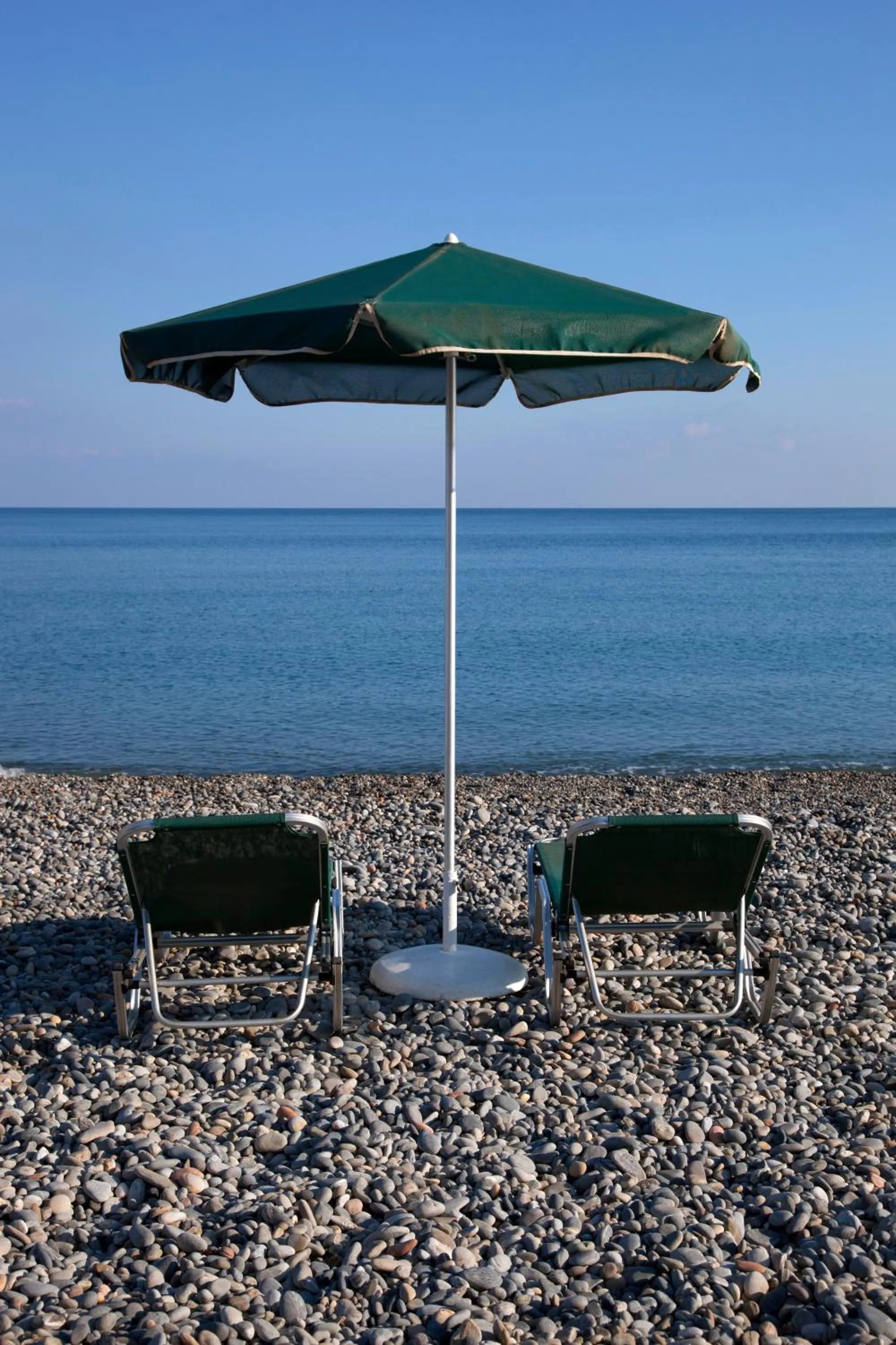 Beach in Maleme Mare
