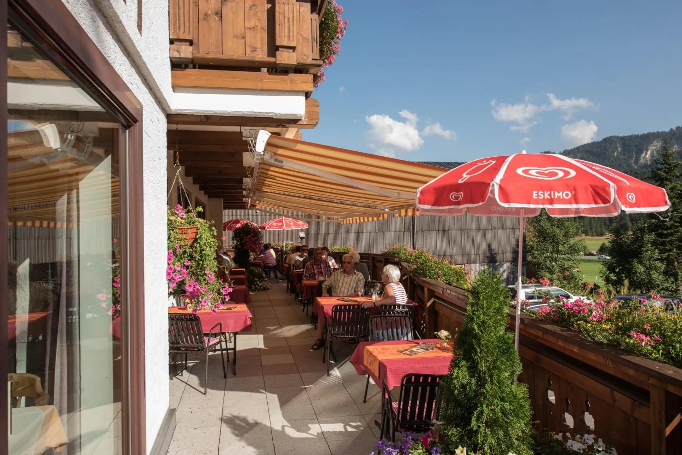 Balcony/Terrace in Hotel Alpenrose