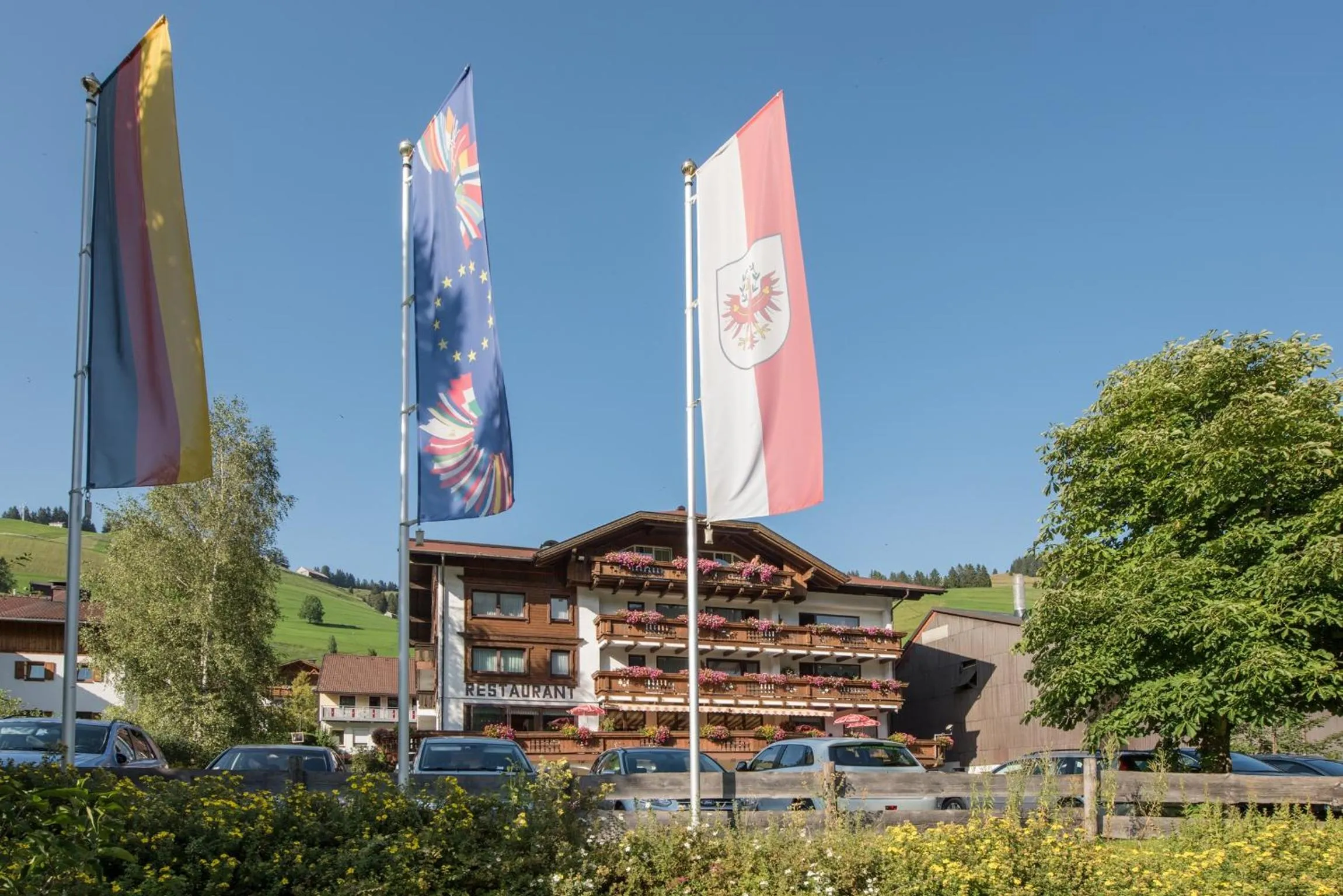 Facade/entrance in Hotel Alpenrose