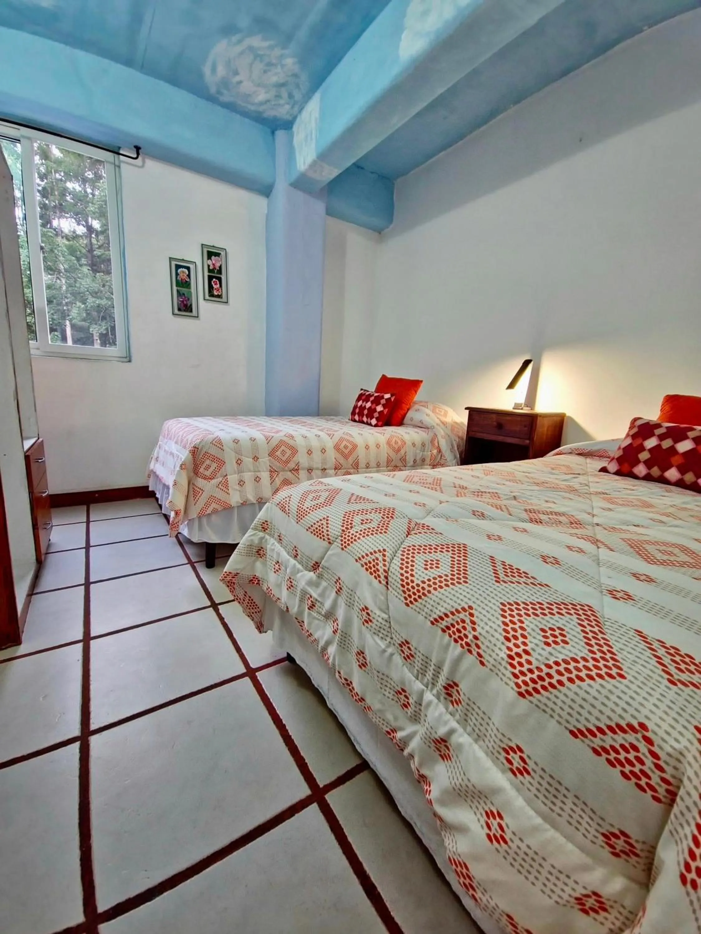 Bed in Eco Suites Uxlabil Guatemala