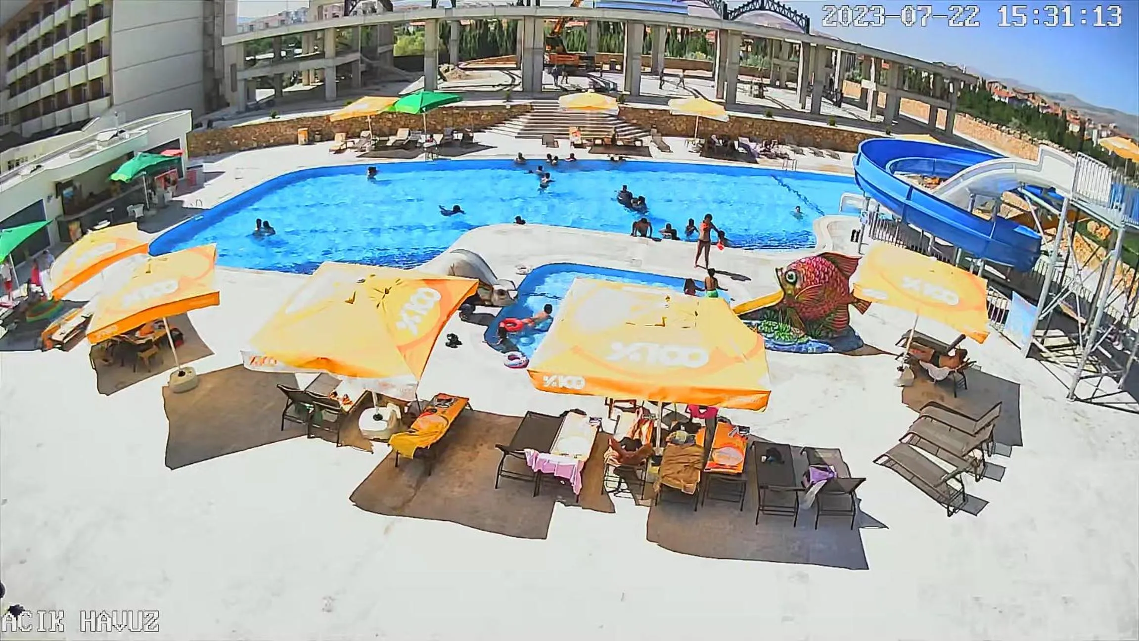 Swimming pool in Grand Terme Hotel