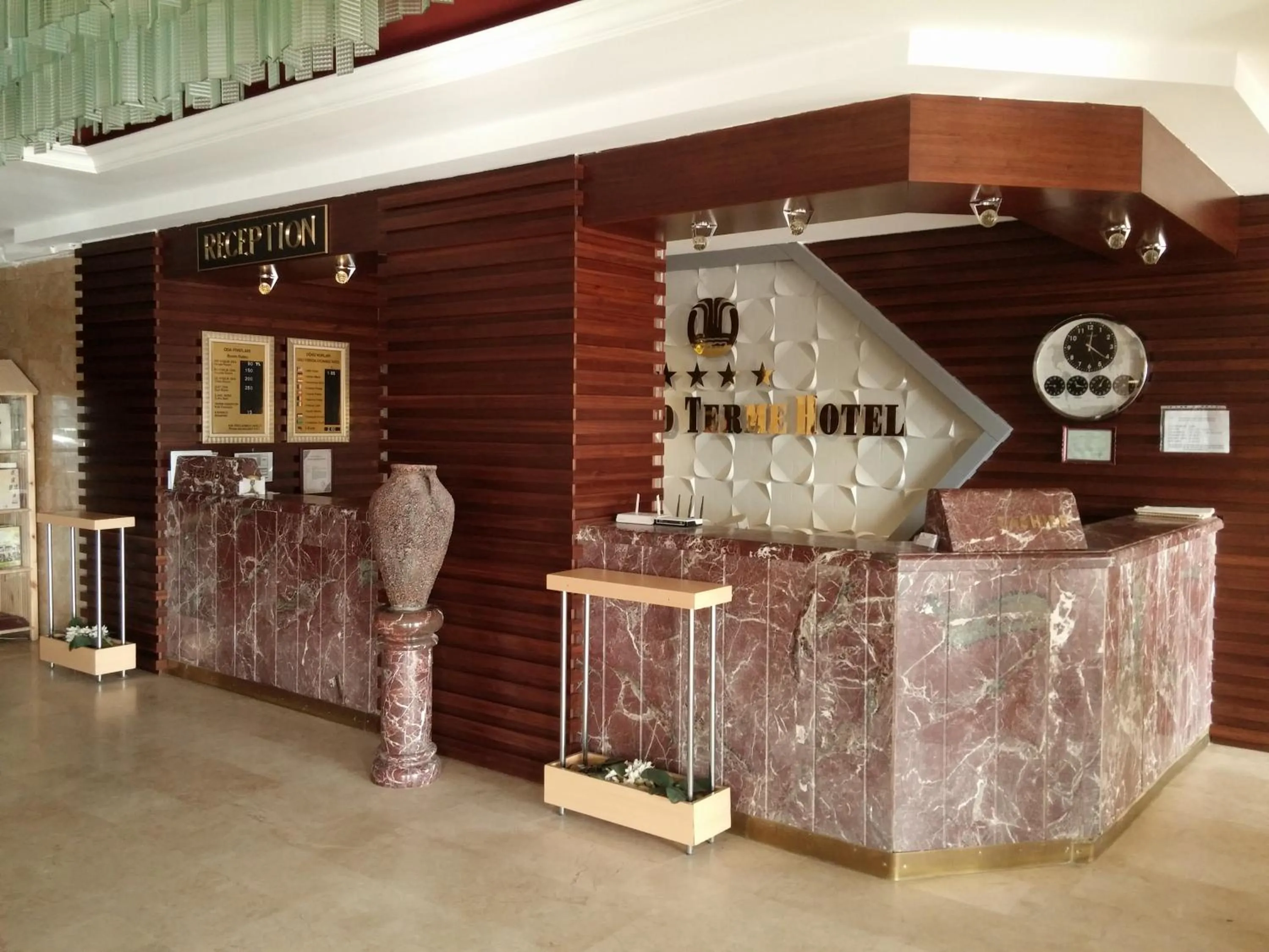 Lobby or reception in Grand Terme Hotel