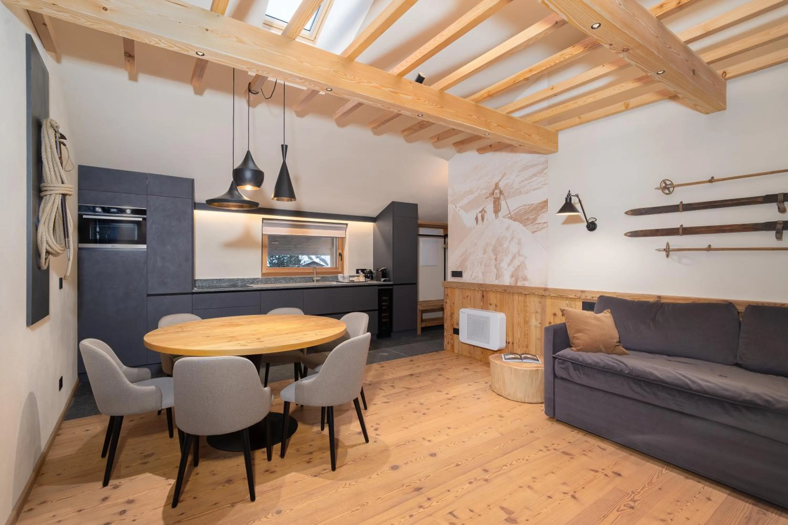 Living room in Residence Les Coupoles