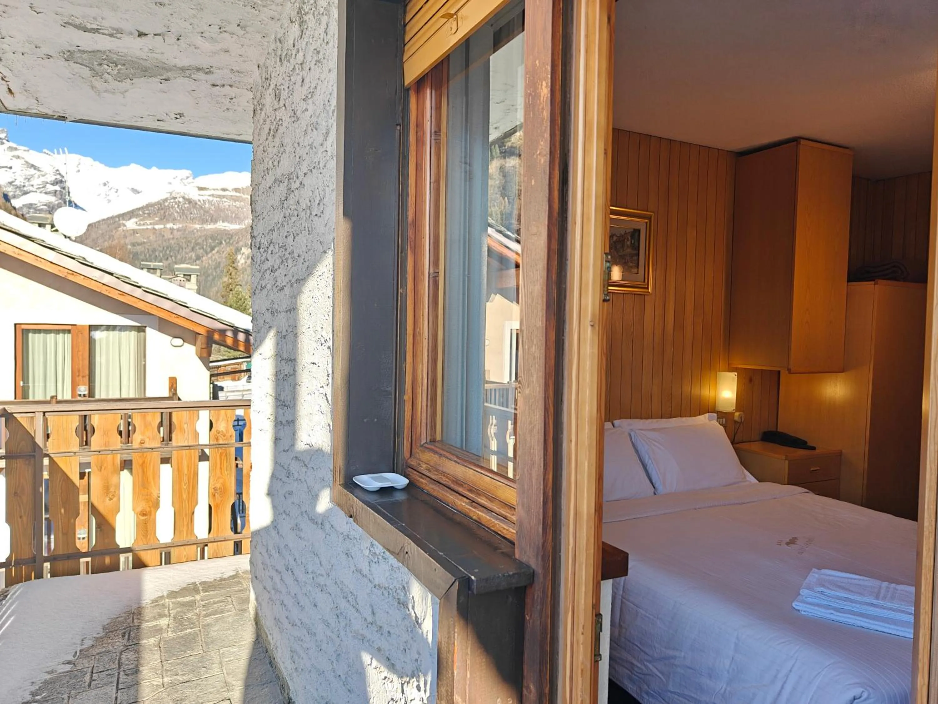 Balcony/Terrace, Bed in Residence Les Coupoles