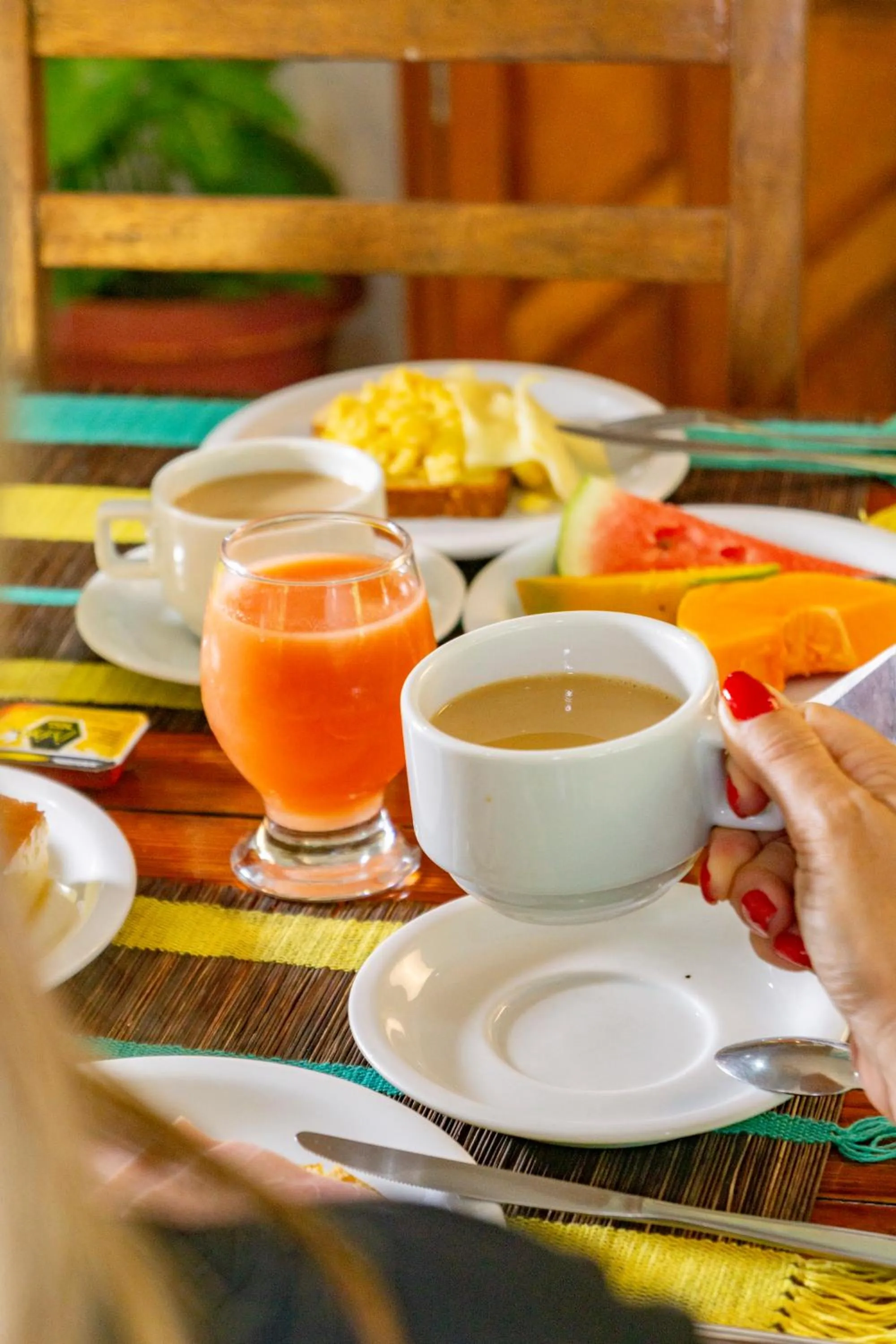Breakfast in Pousada Borboleta