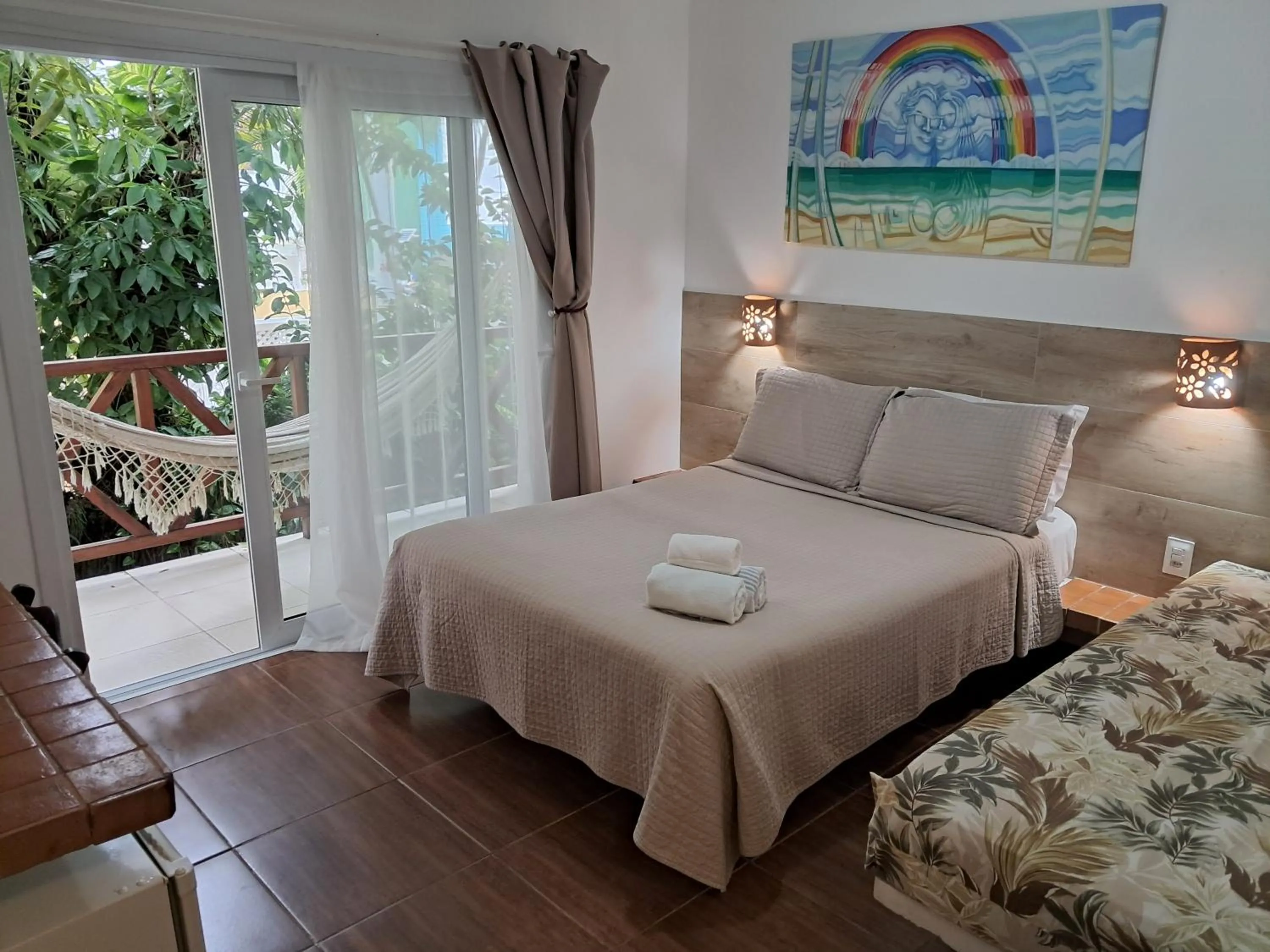 Bedroom, Bed in Pousada Borboleta