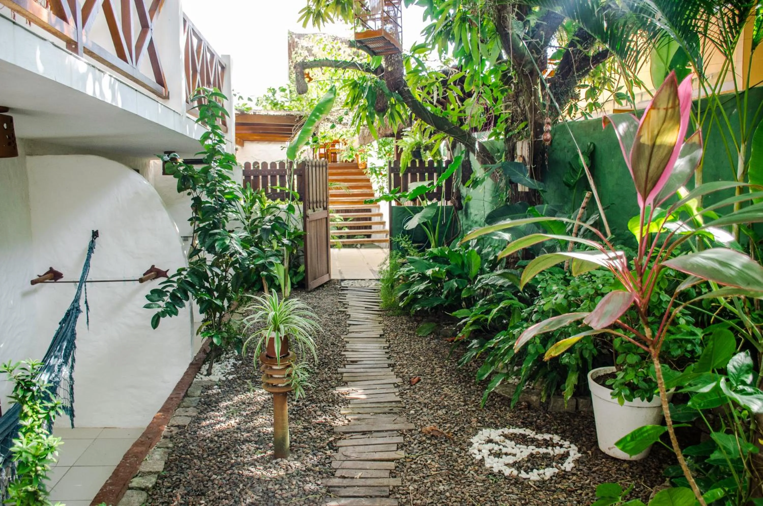 Garden in Pousada Borboleta