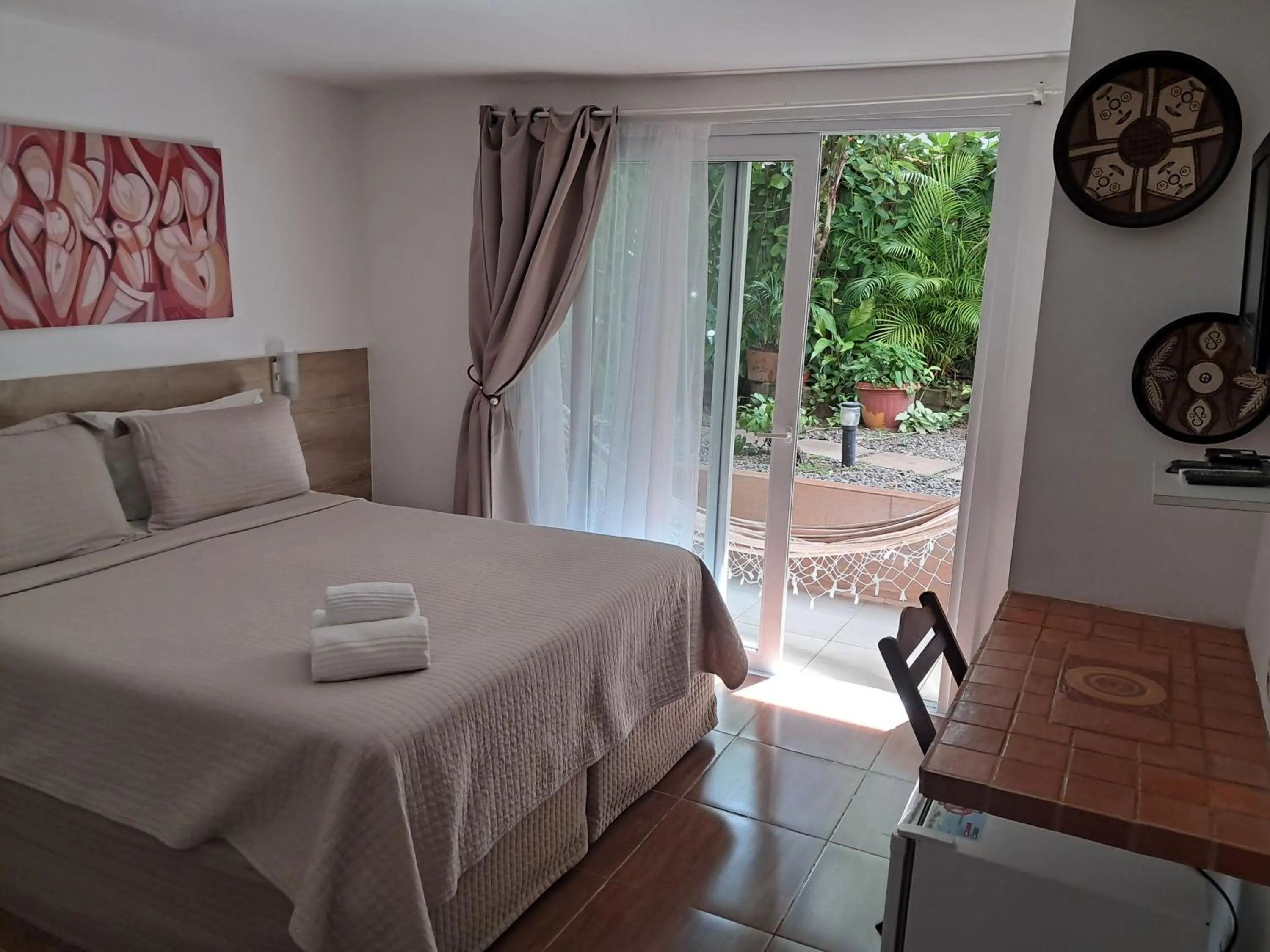 Bedroom, Bed in Pousada Borboleta