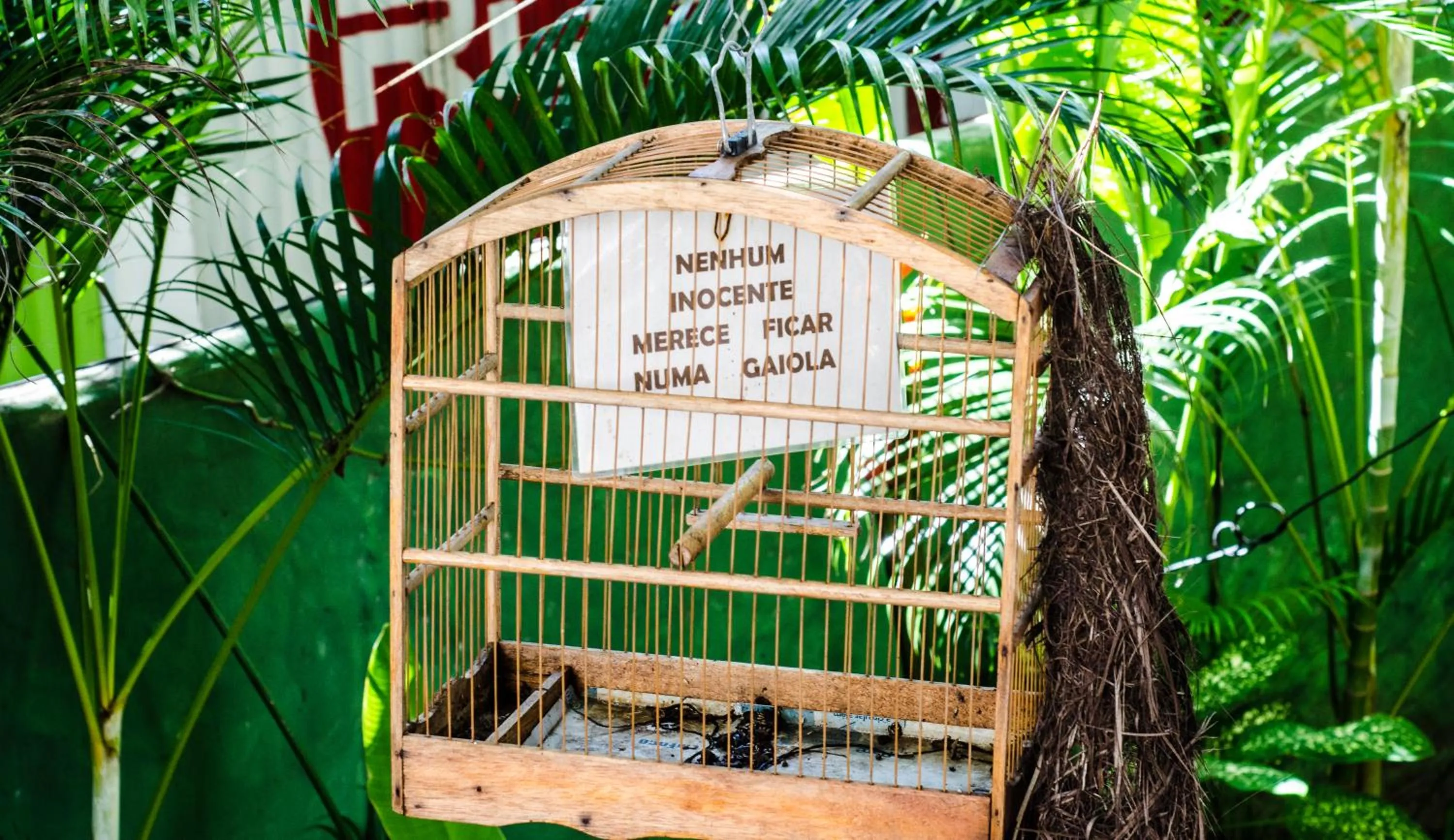 Decorative detail in Pousada Borboleta