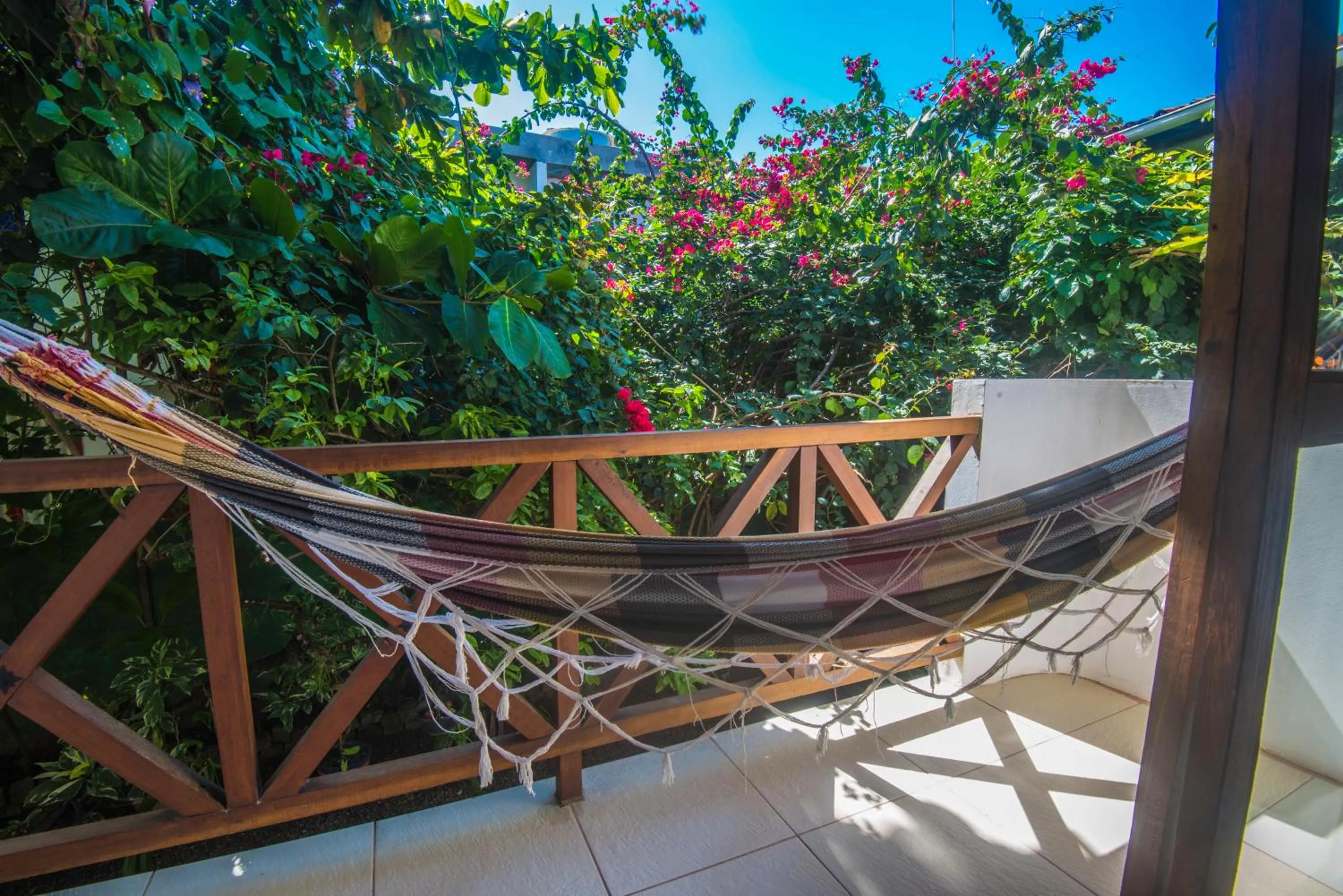 Garden view in Pousada Borboleta