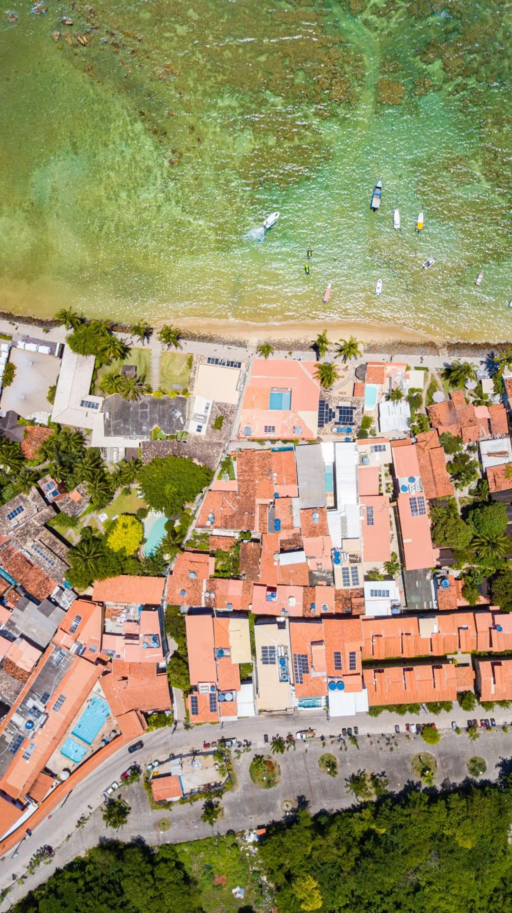 Bird's eye view in Pousada Borboleta