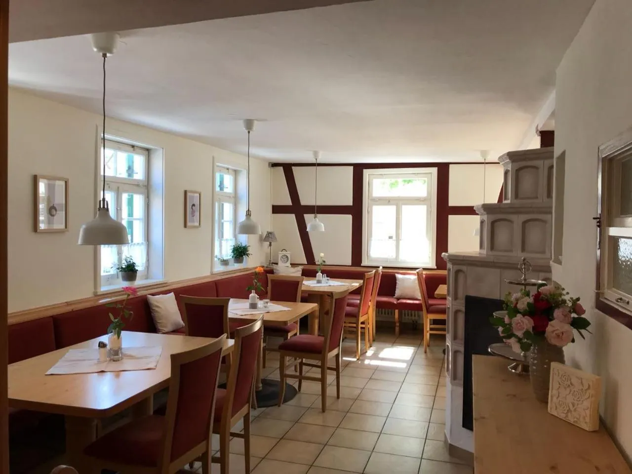 Dining area in Hotel Hohe Schule