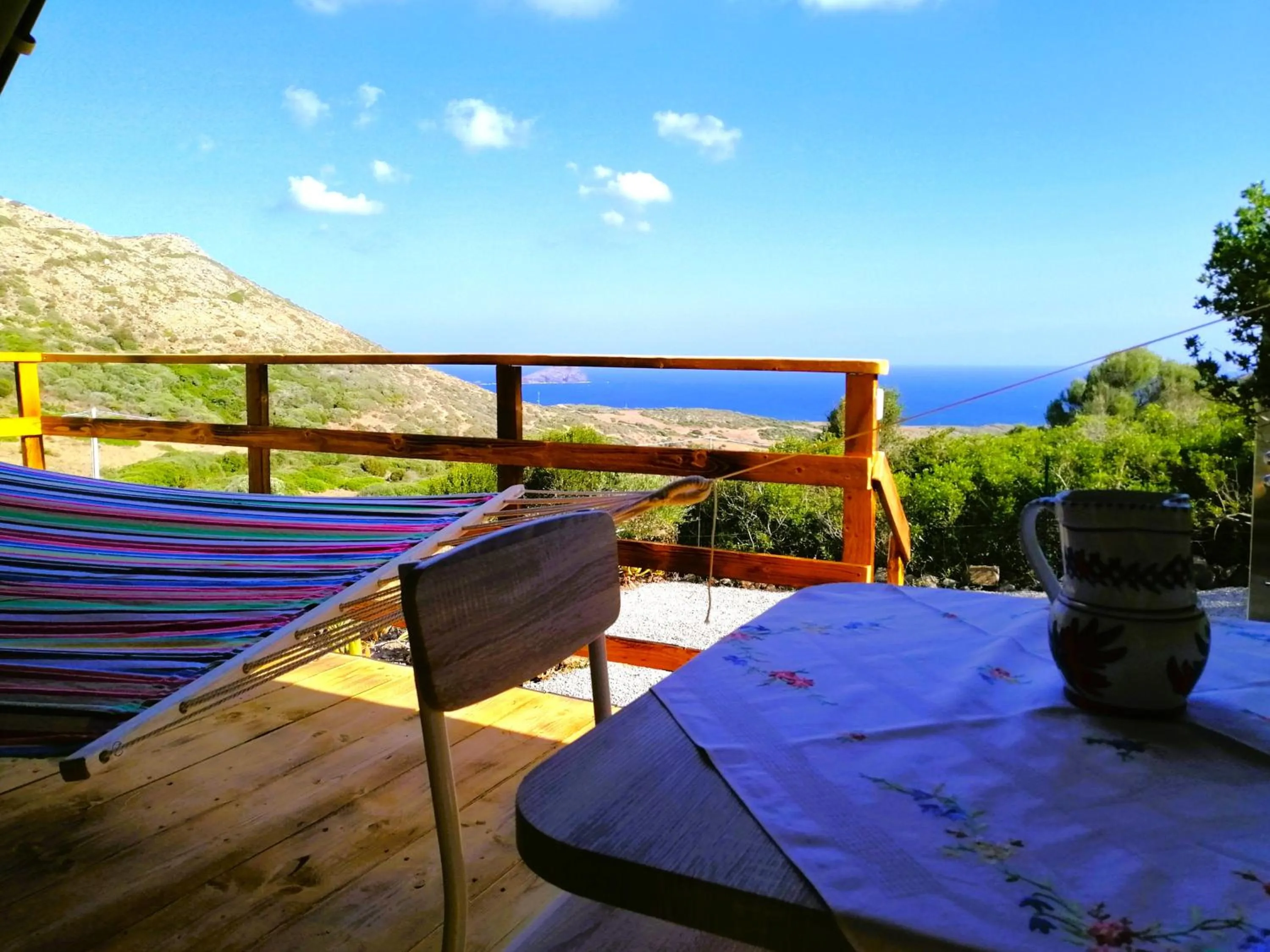 Sea view in B&B Glamping Semaforo Capo Sperone