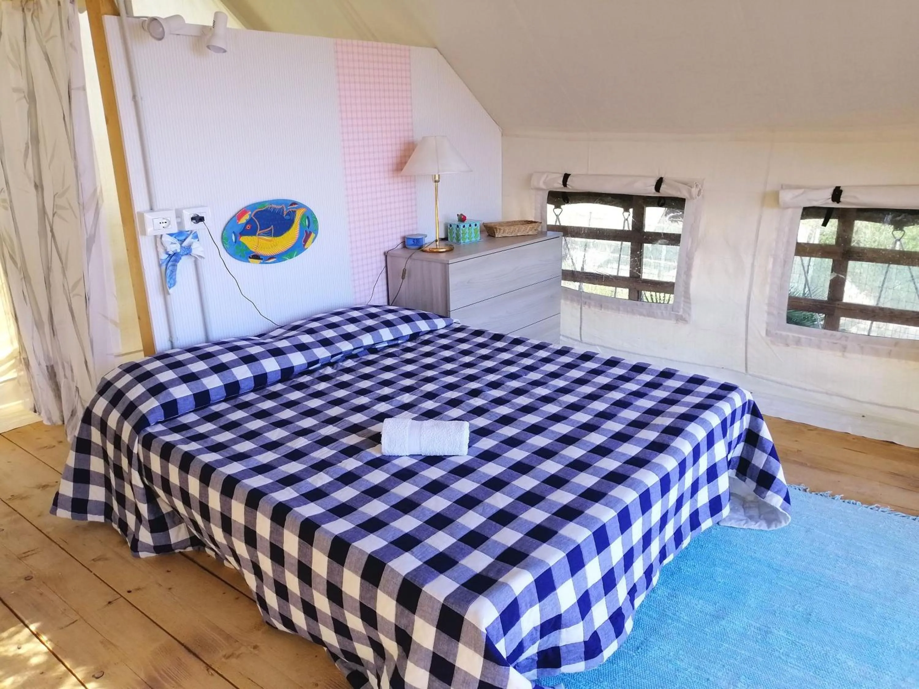 Bedroom, Bed in B&B Glamping Semaforo Capo Sperone
