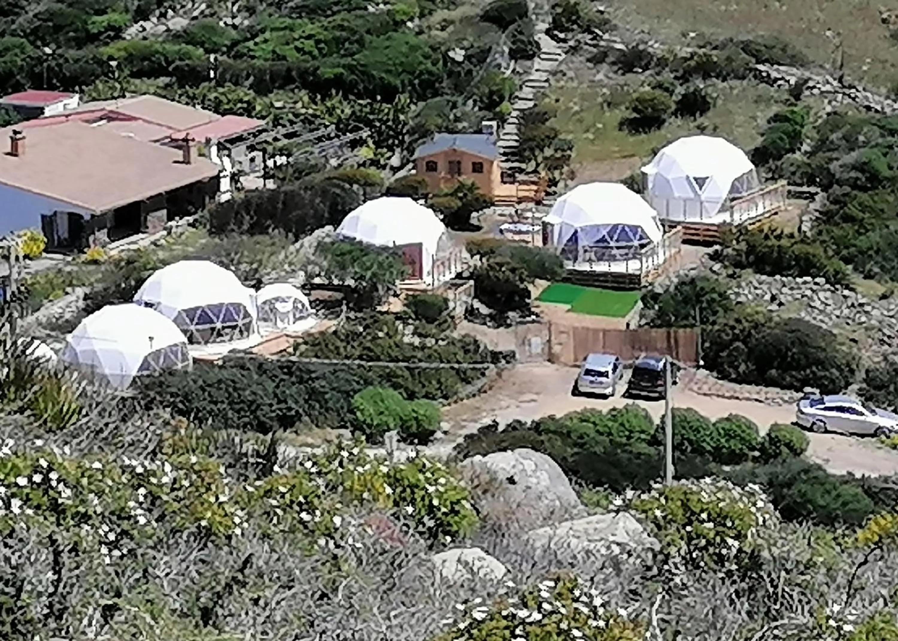 Bird's eye view in B&B Glamping Semaforo Capo Sperone