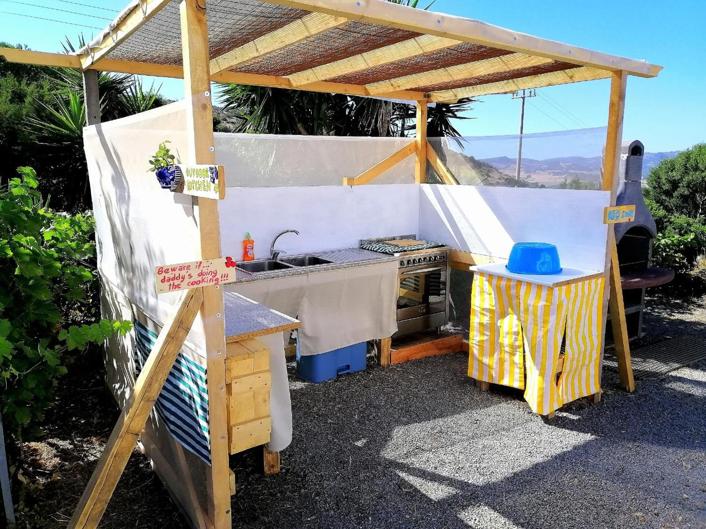 Garden in B&B Glamping Semaforo Capo Sperone