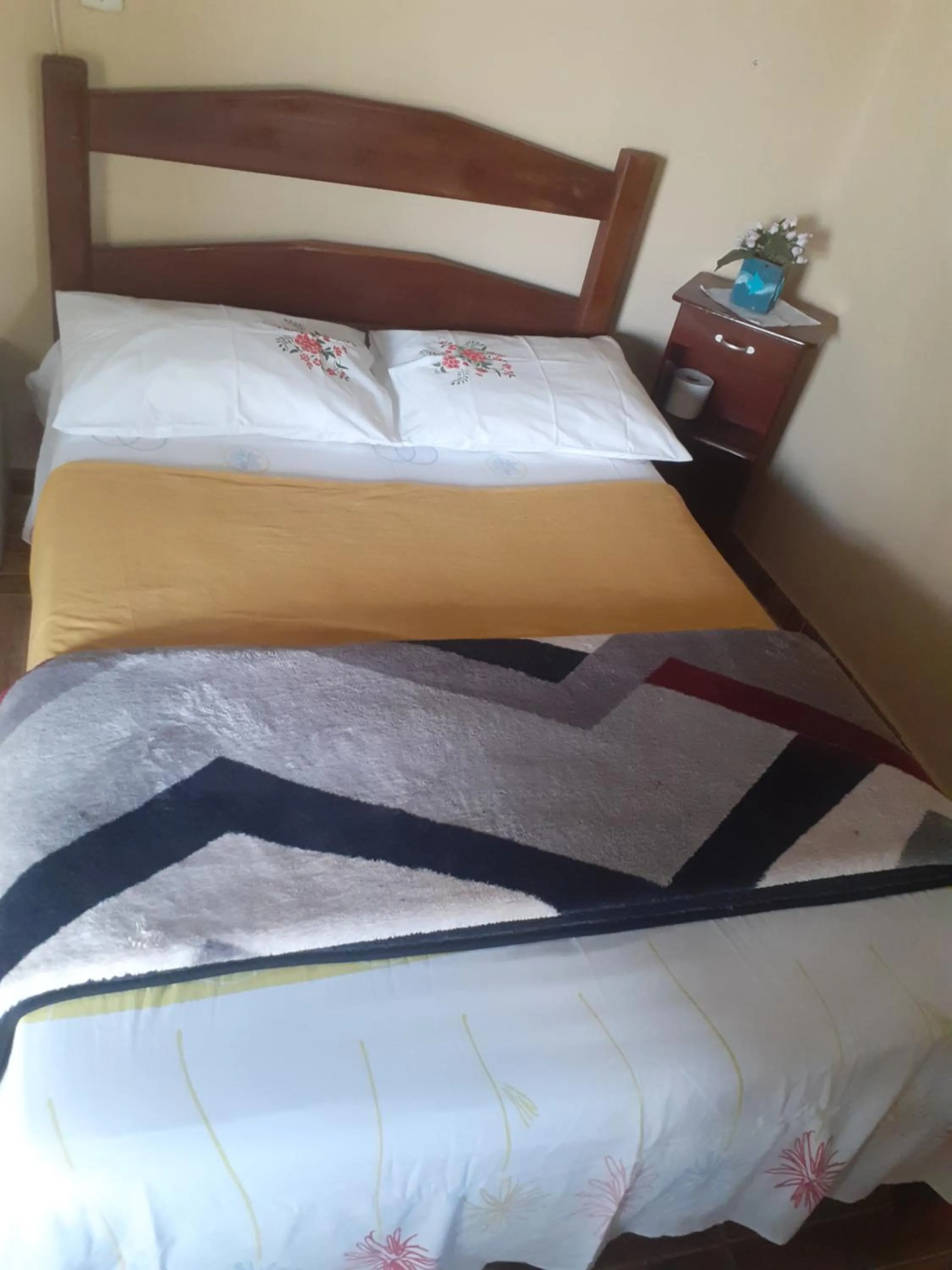 Bed in Pousada Refúgio da Chapada