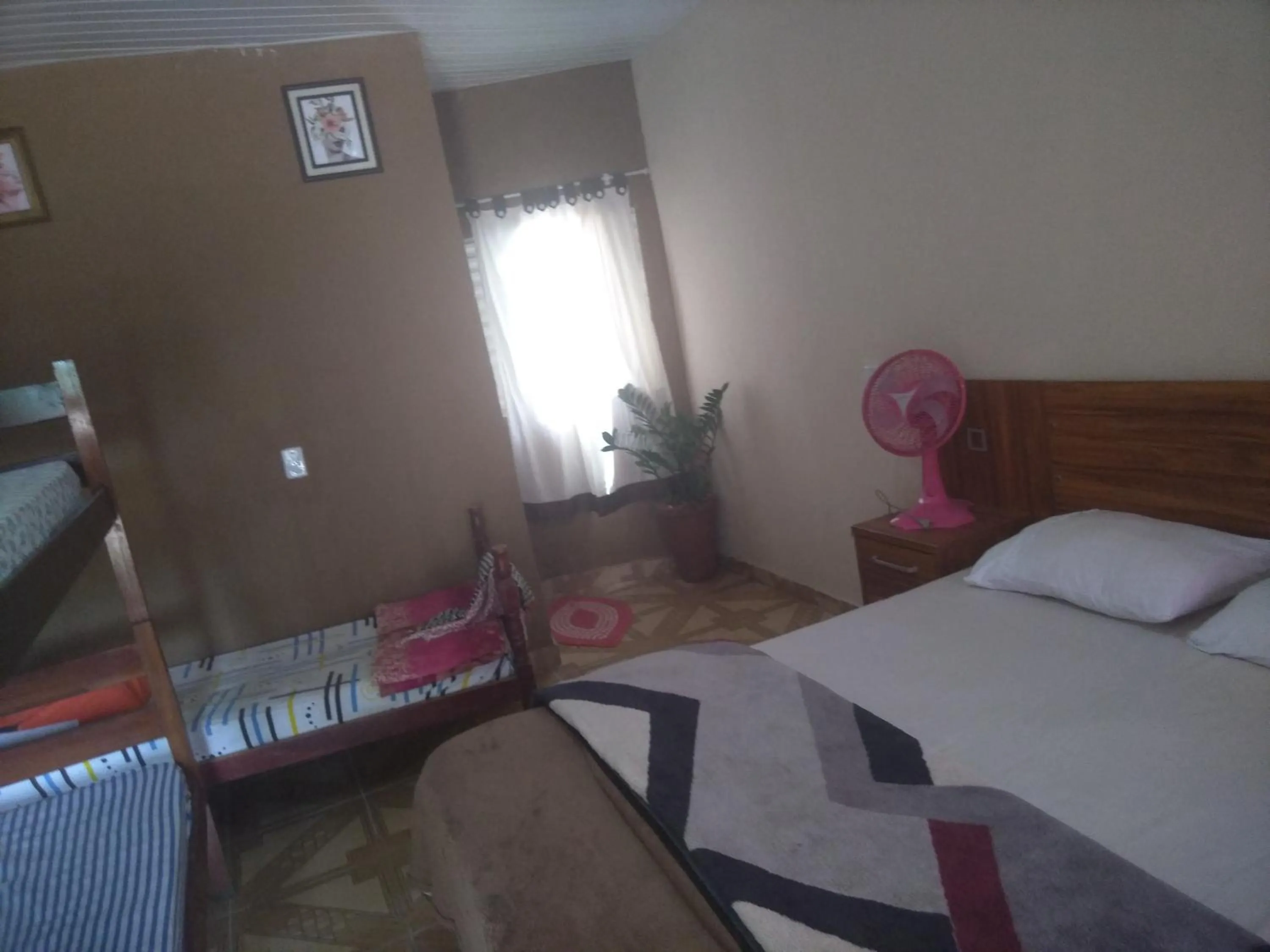 Bed in Pousada Refúgio da Chapada