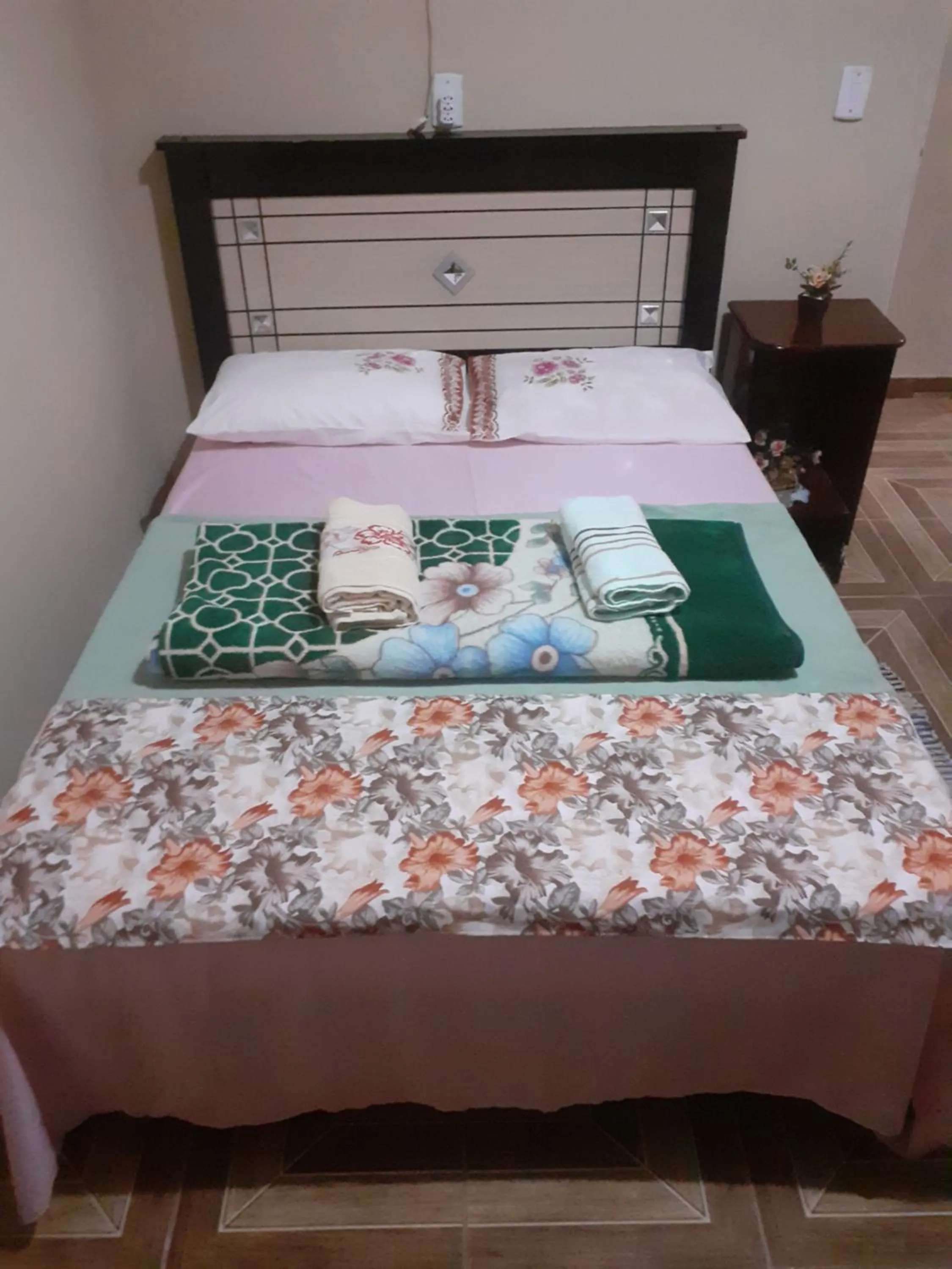 Bed in Pousada Refúgio da Chapada