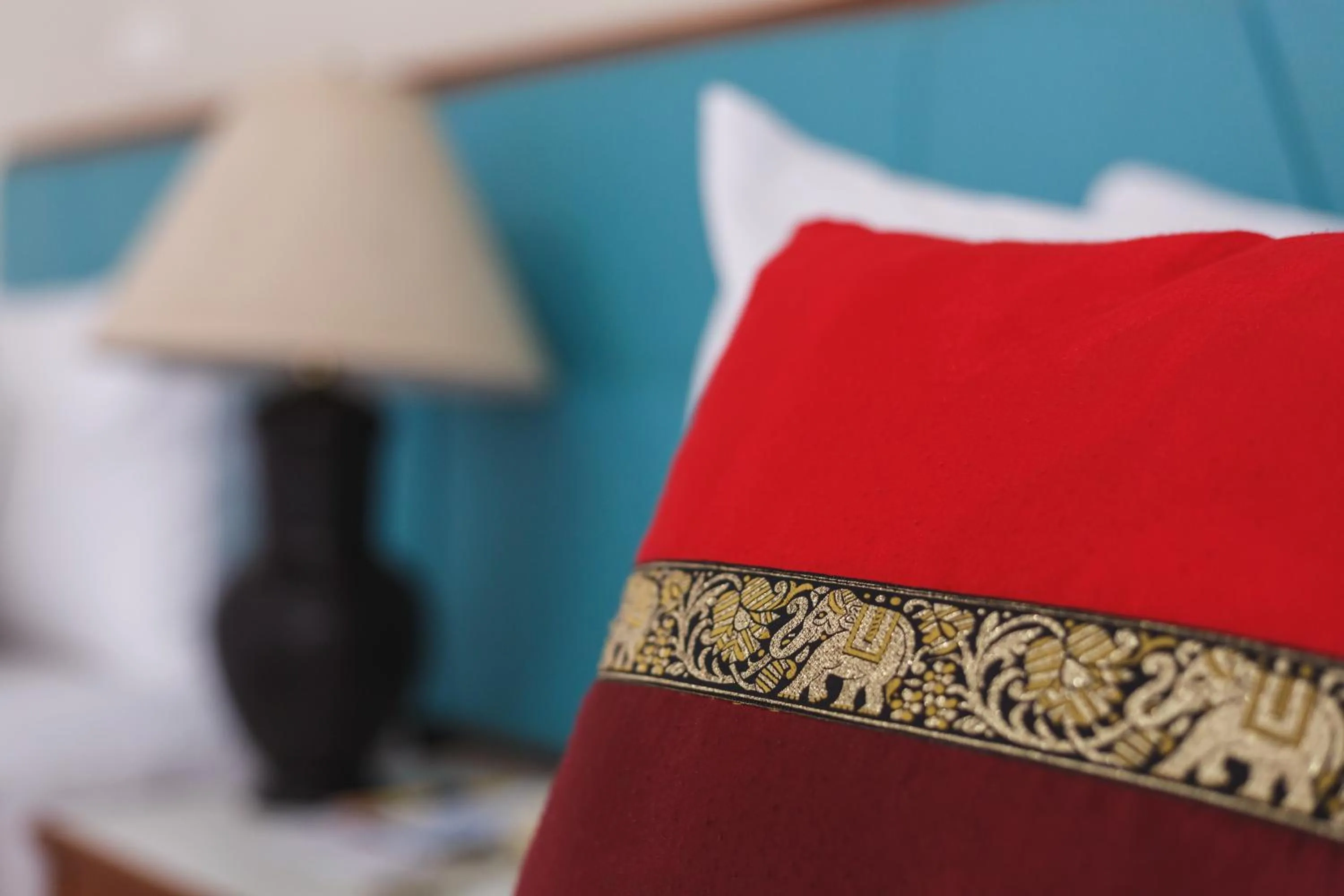 Bed in Surin Majestic Hotel