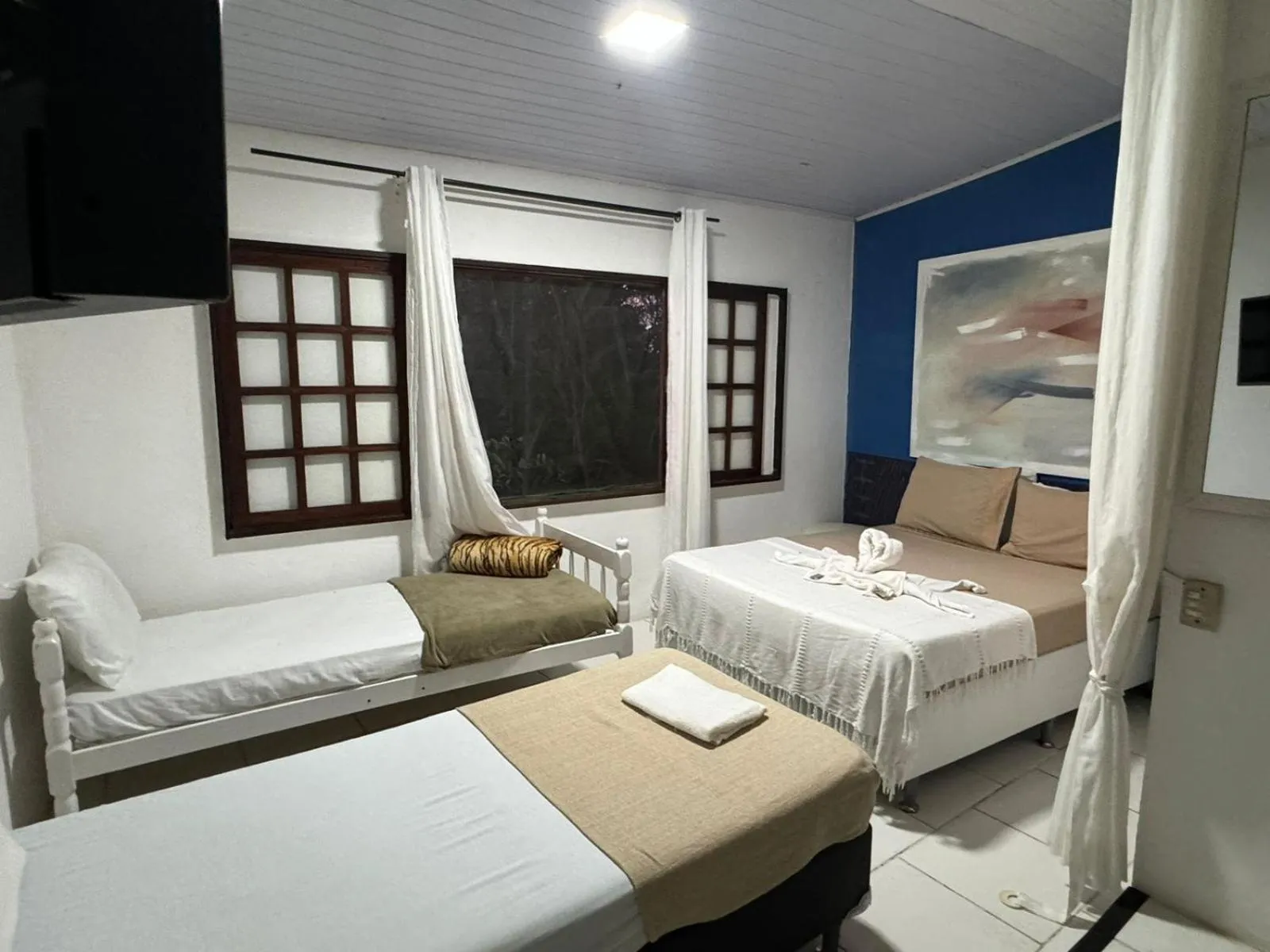 Bed in Pousada Lua Nova Buzios