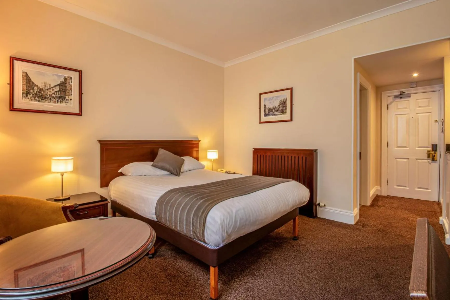 Bed in Hollins Hall Hotel, Spa & Golf