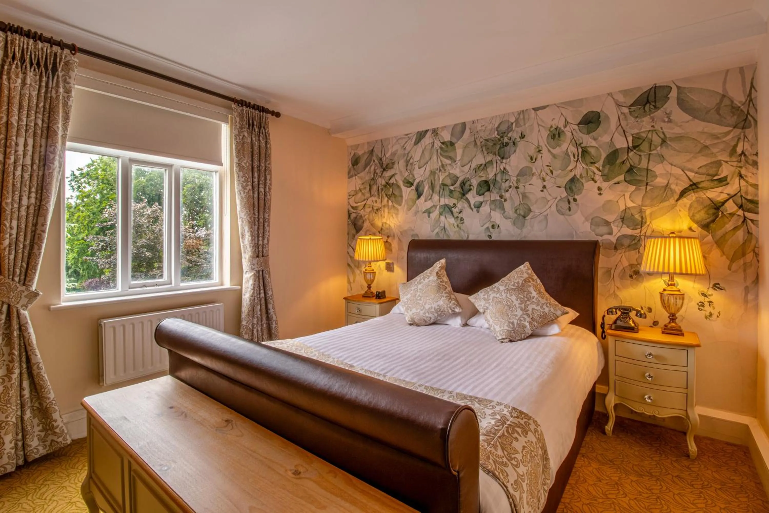 Bed in Hollins Hall Hotel, Spa & Golf