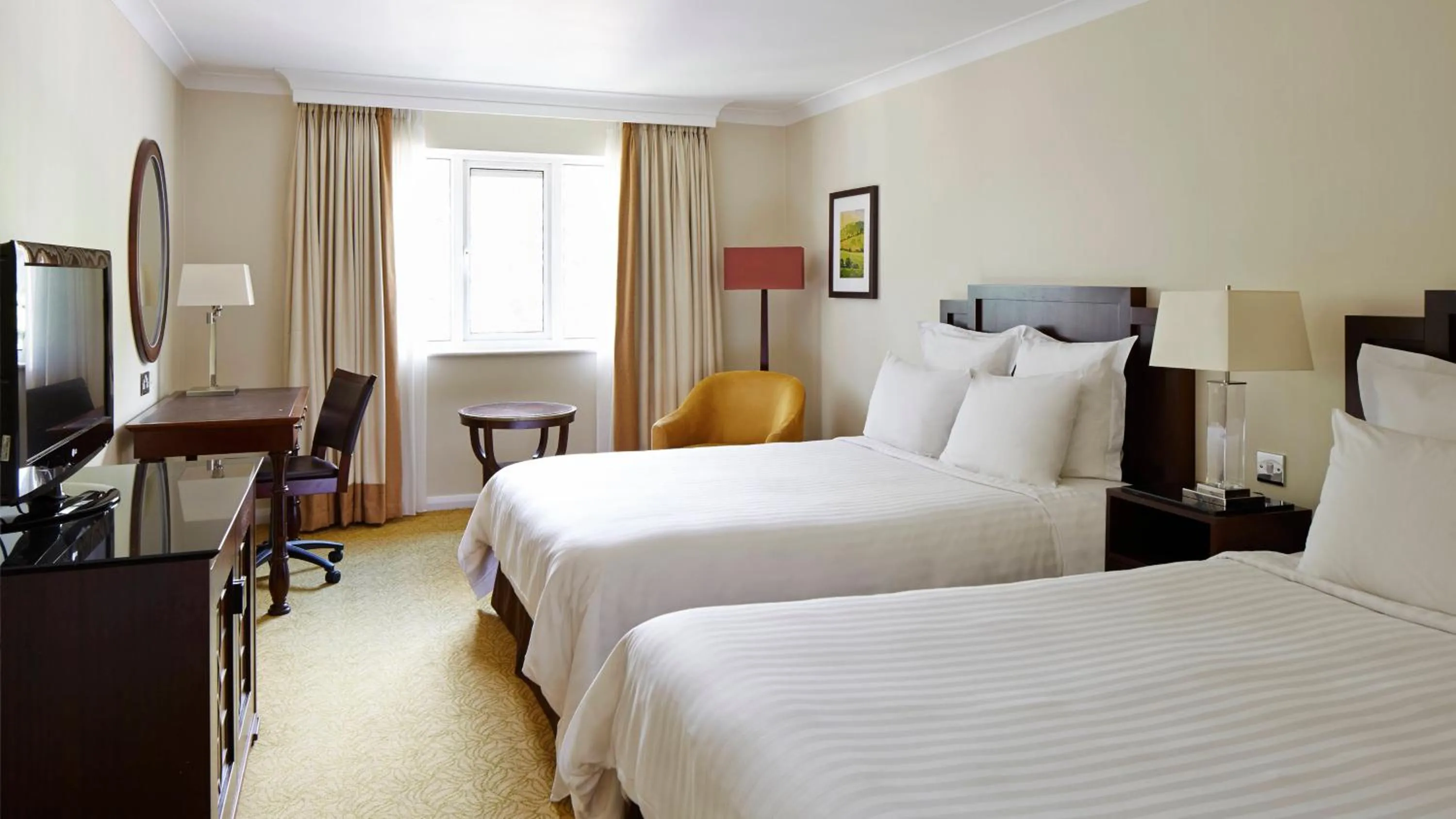 Bed in Hollins Hall Hotel, Spa & Golf