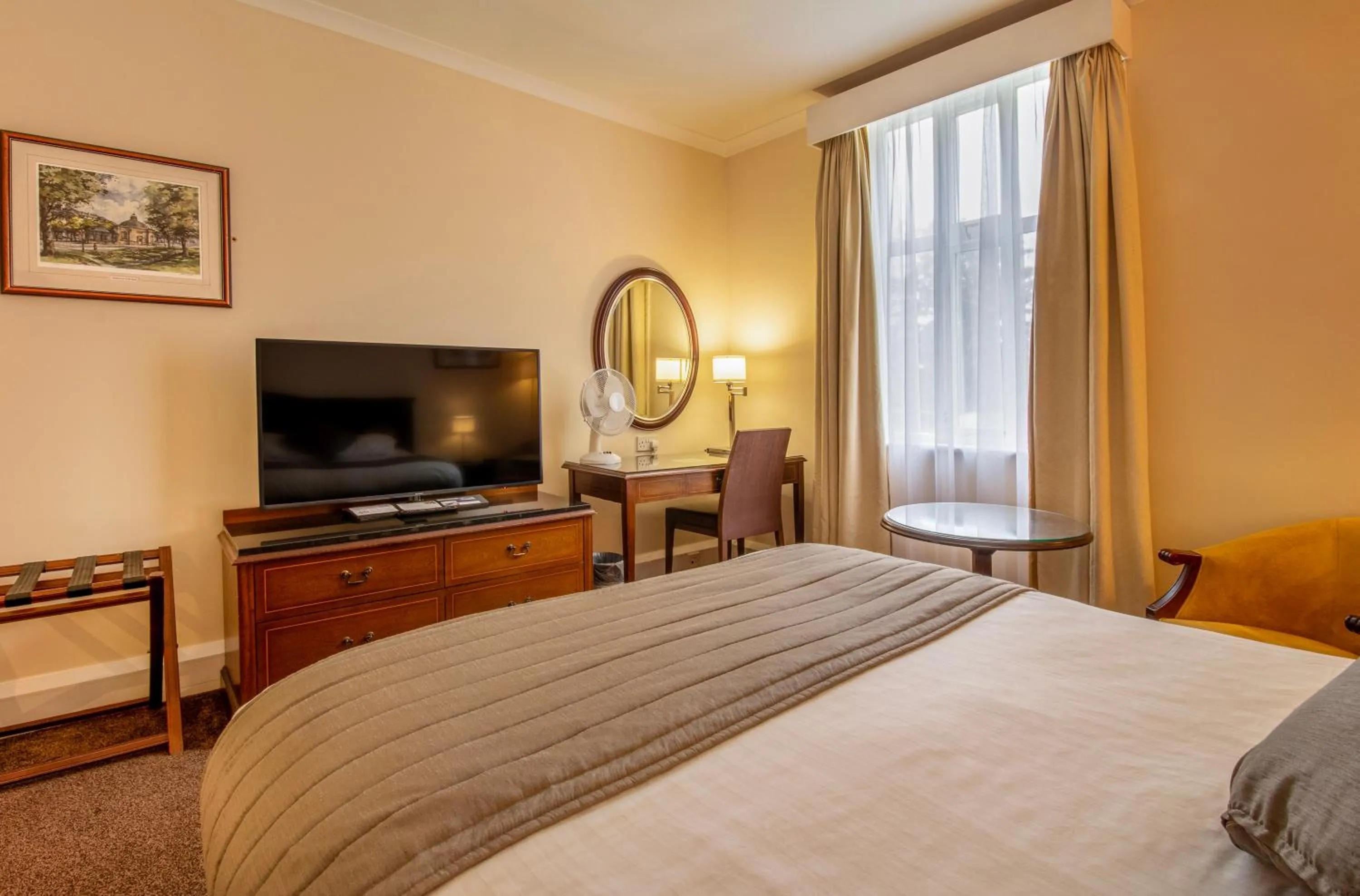 View (from property/room), Bed in Hollins Hall Hotel, Spa & Golf