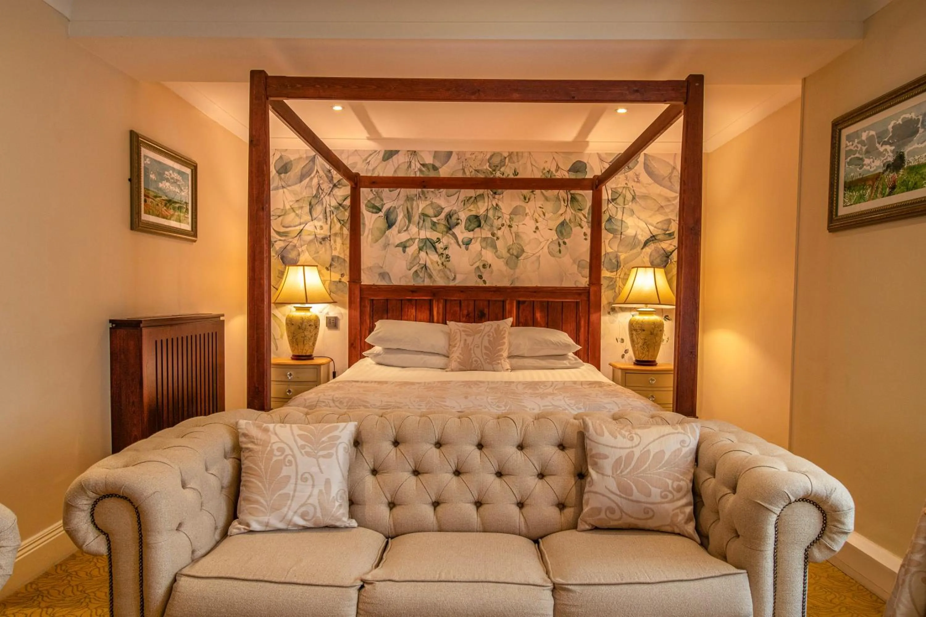 Bed in Hollins Hall Hotel, Spa & Golf