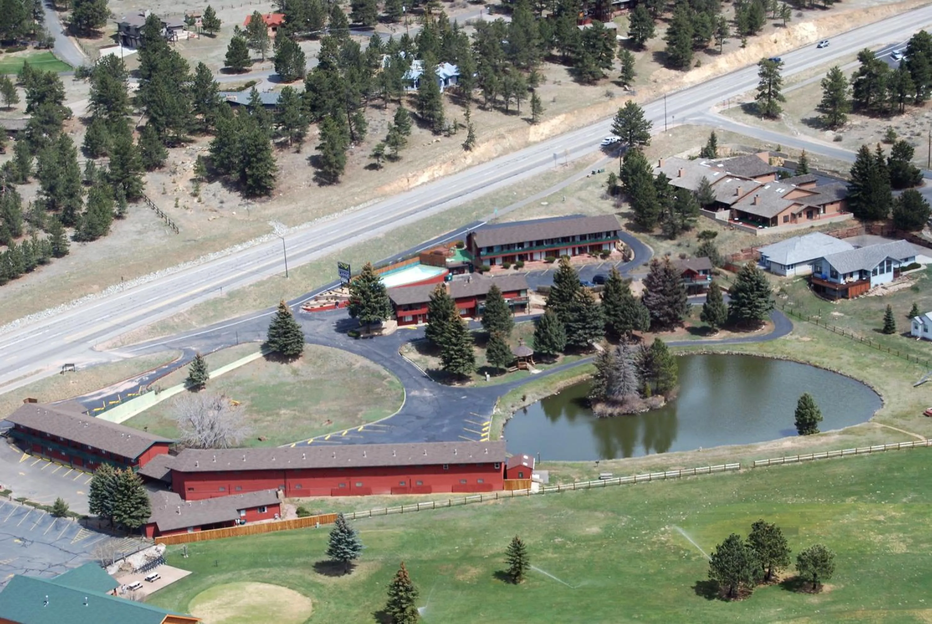 Bird's eye view in Discovery Lodge