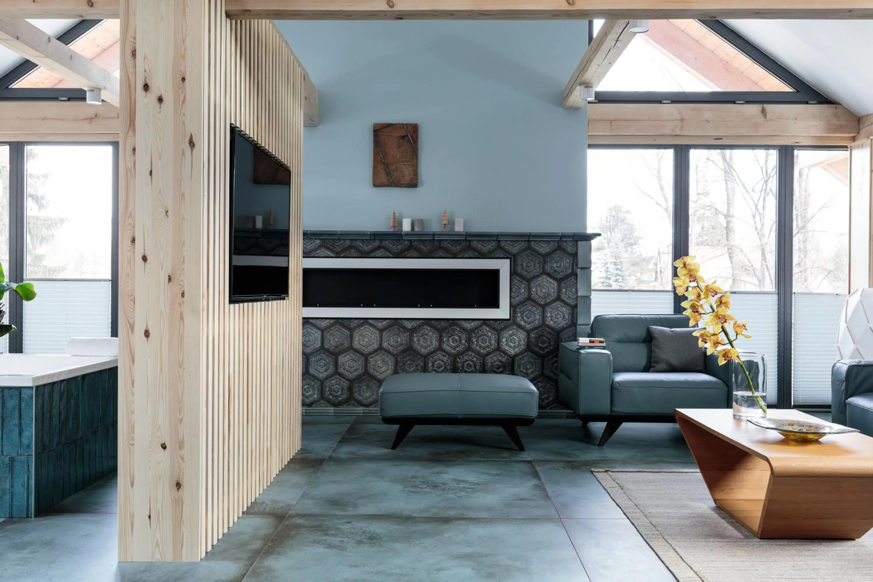 Seating area in Kamieniec 27 Bed & Breakfast