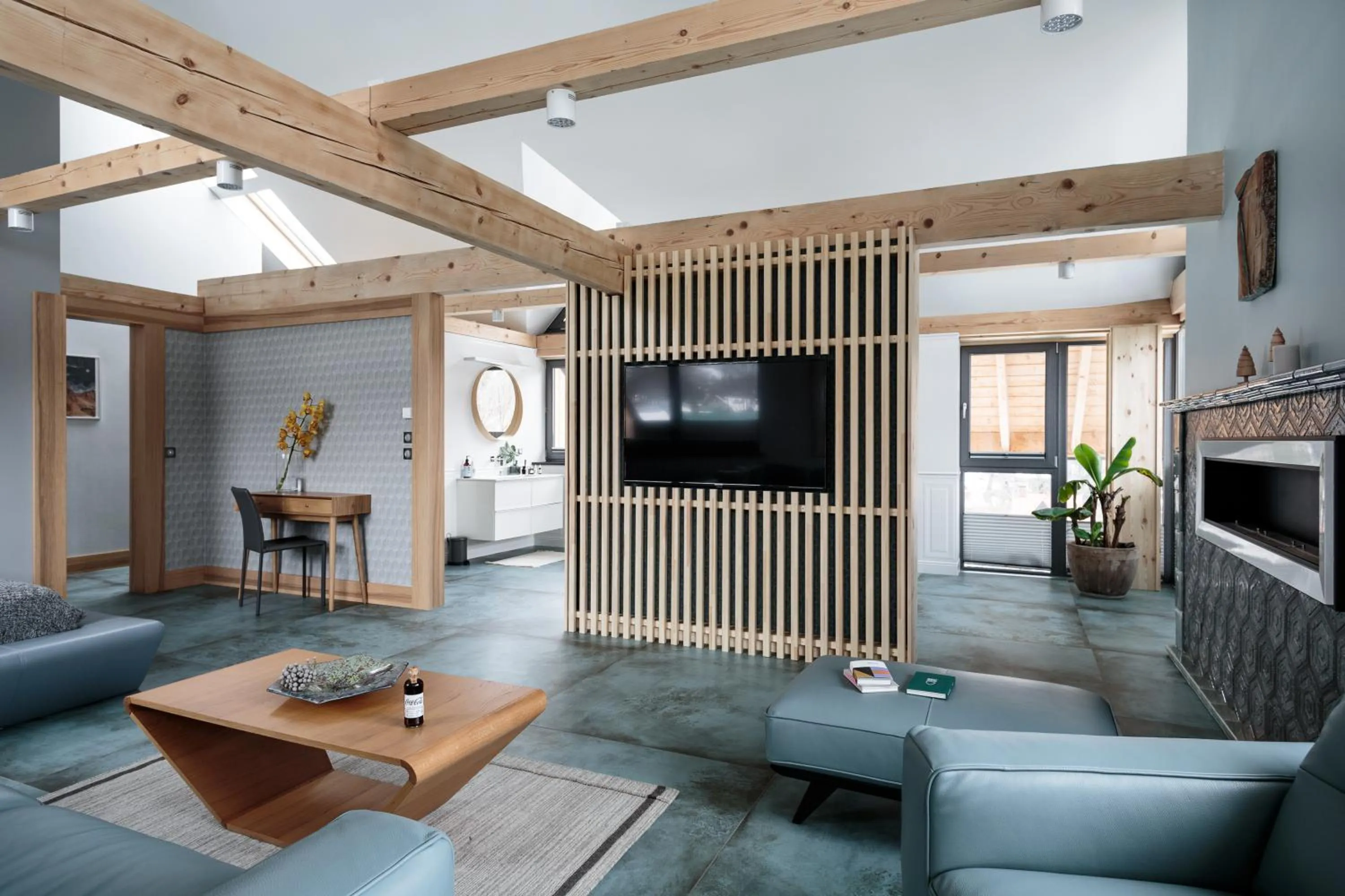 Communal lounge/ TV room in Kamieniec 27 Bed & Breakfast