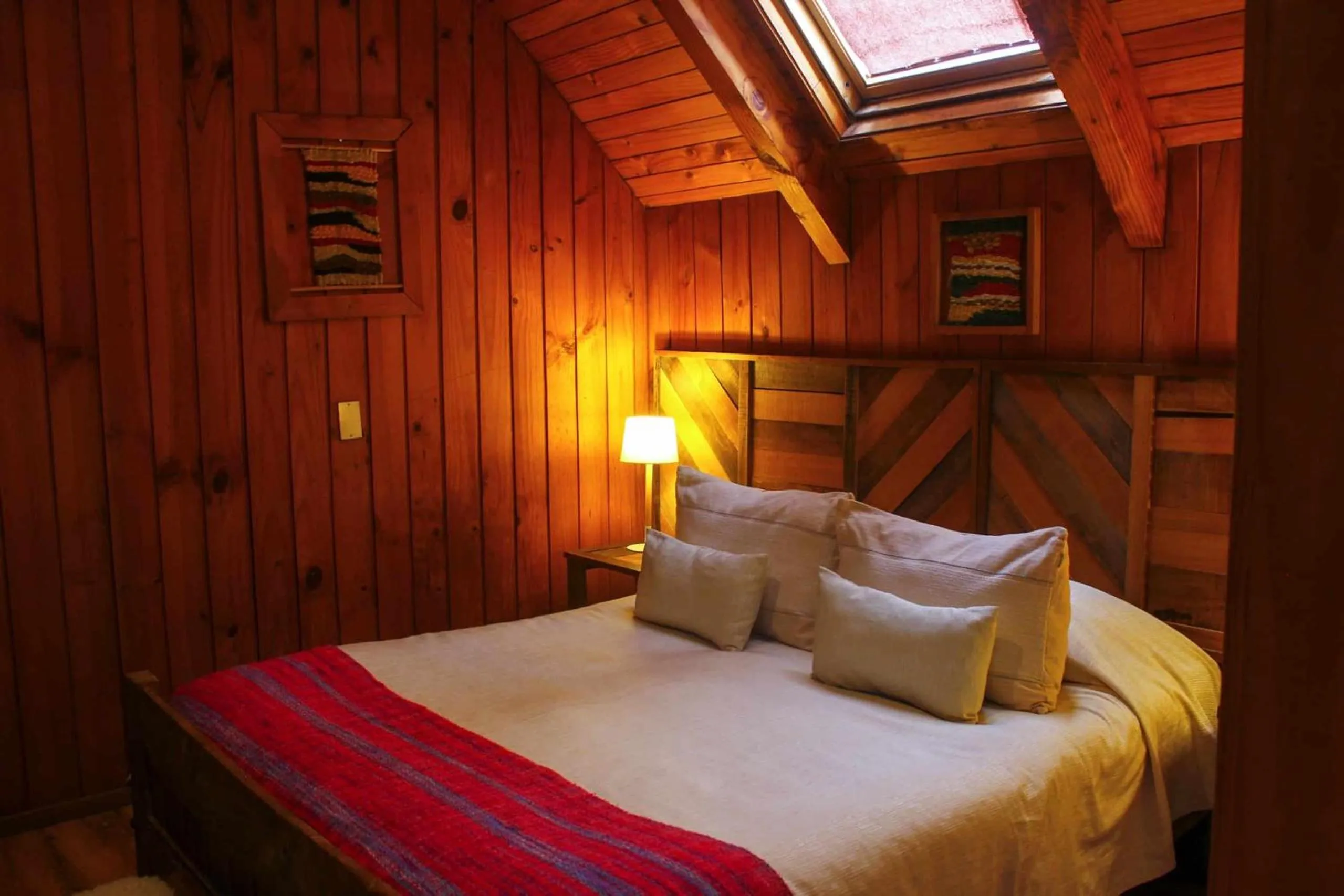 Bed in La Araucaria Hostería Boutique - Ex Lounge Brasil