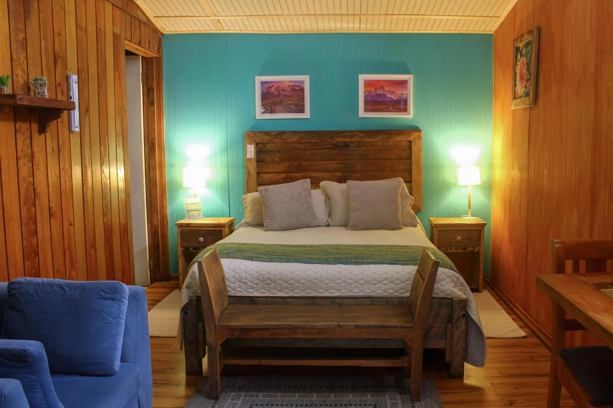 Bed in La Araucaria Hostería Boutique - Ex Lounge Brasil