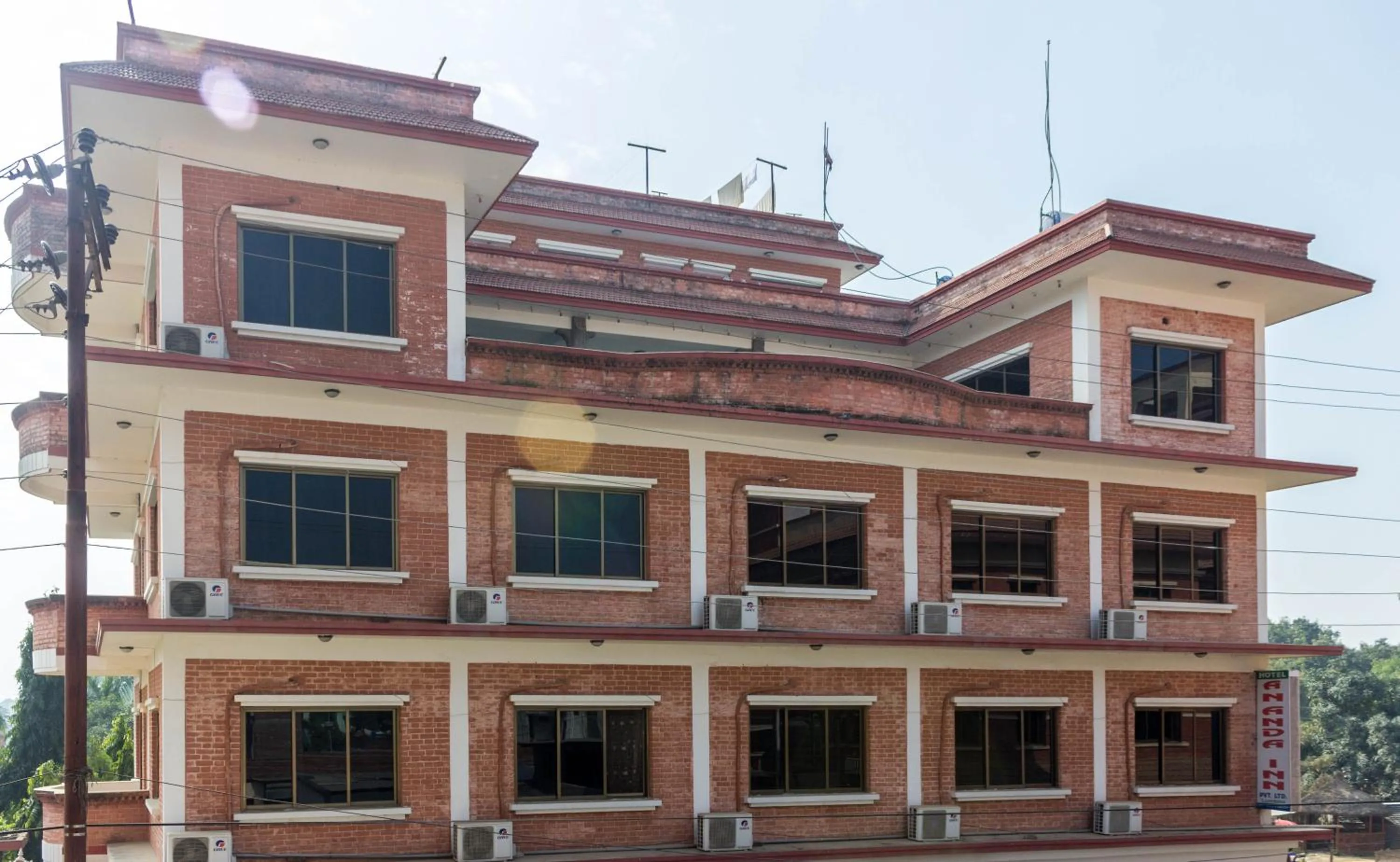 Property building in Hotel Ananda Inn