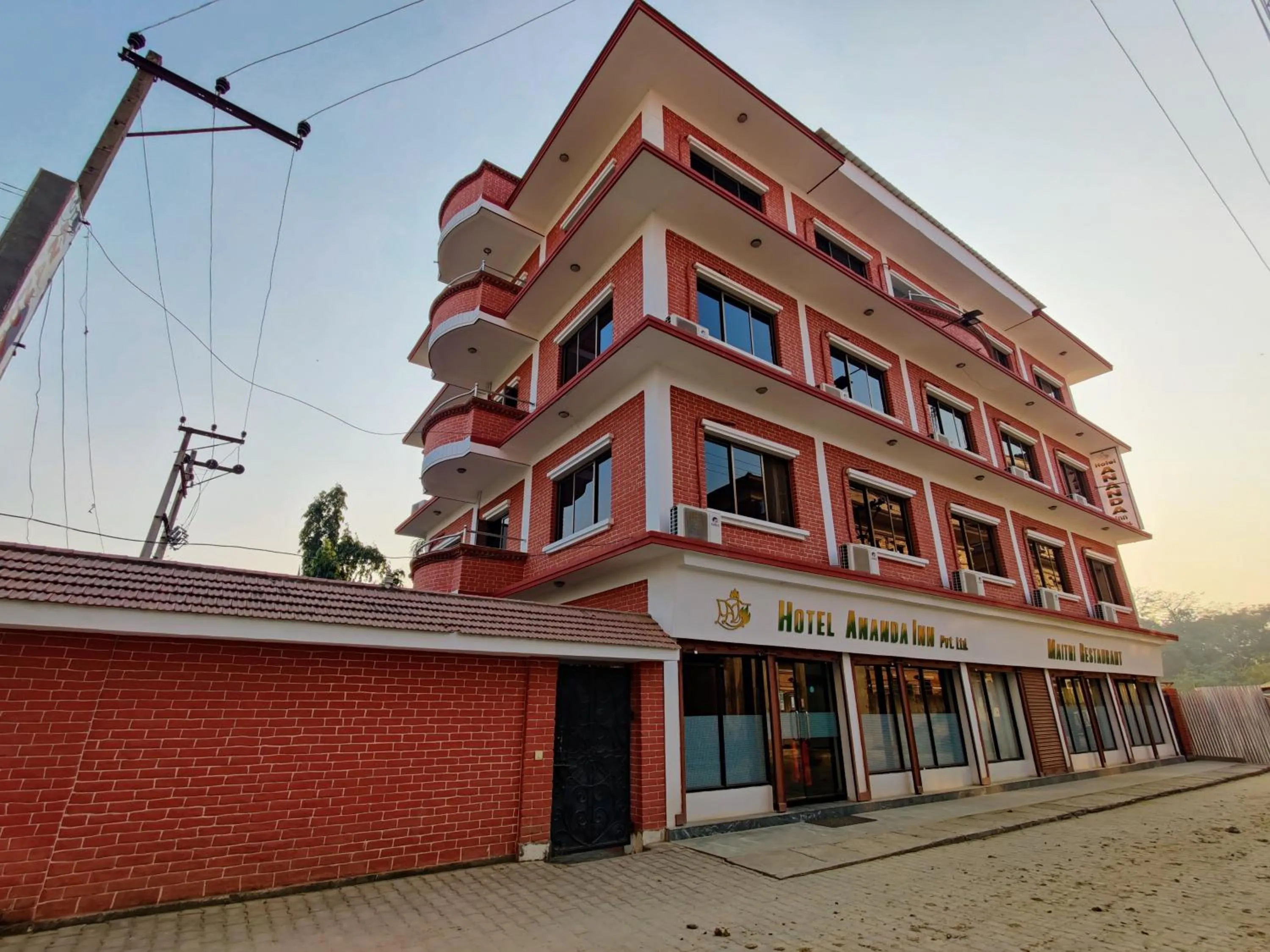 Property building in Hotel Ananda Inn