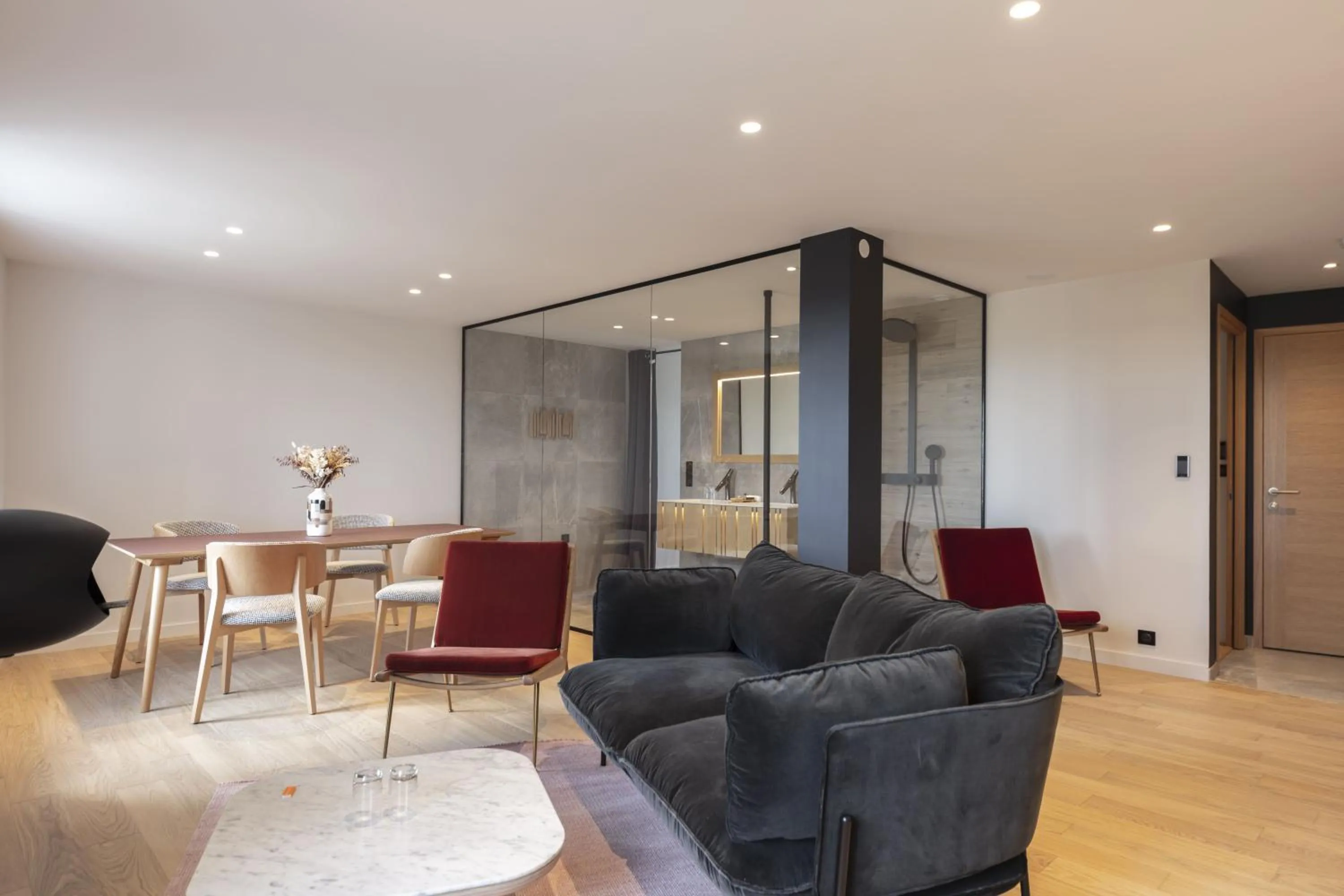 Living room in Hôtel & Restaurant Origines par Adrien Descouls - Teritoria