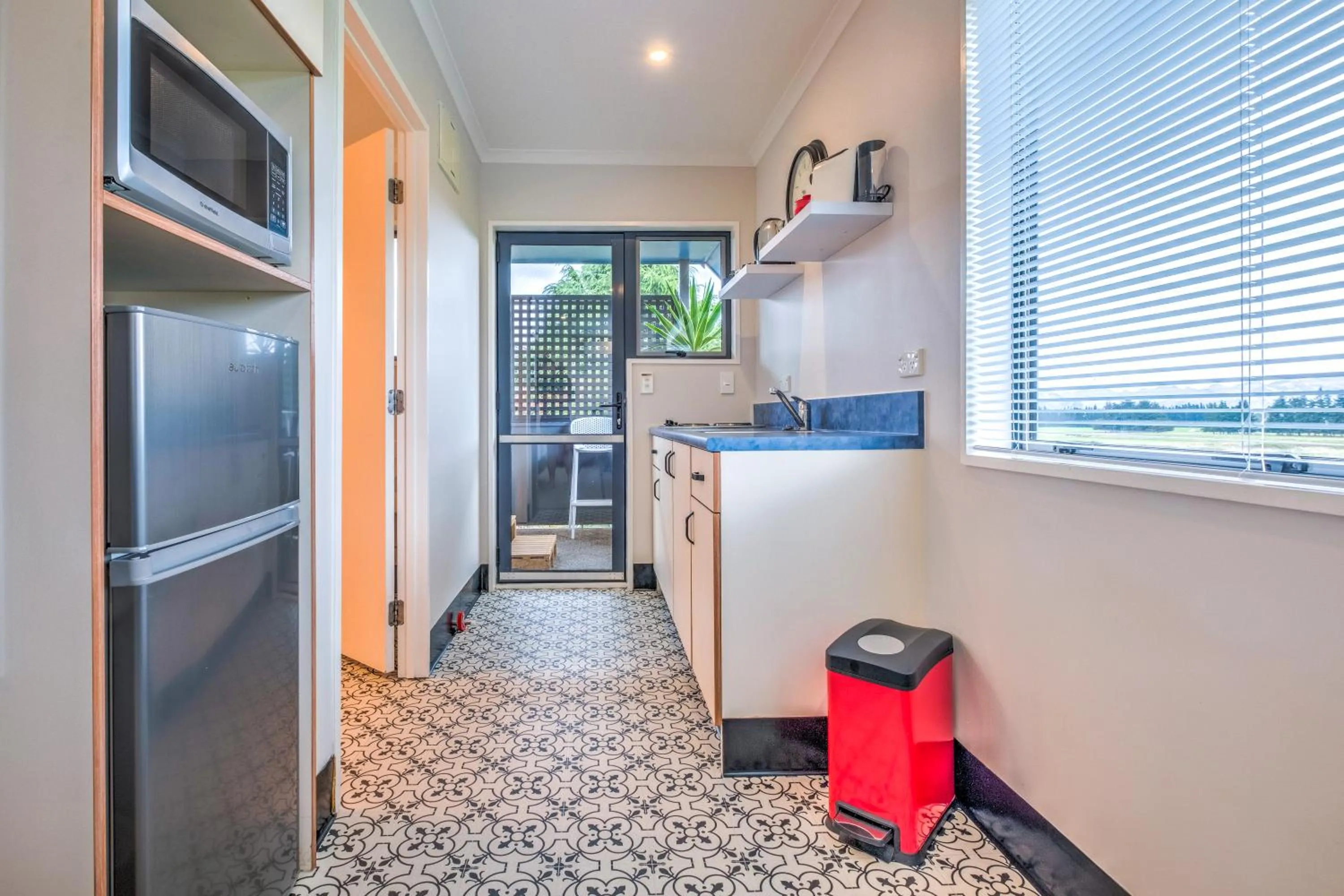 Kitchen or kitchenette in Hanmer Springs Scenic Views Motel