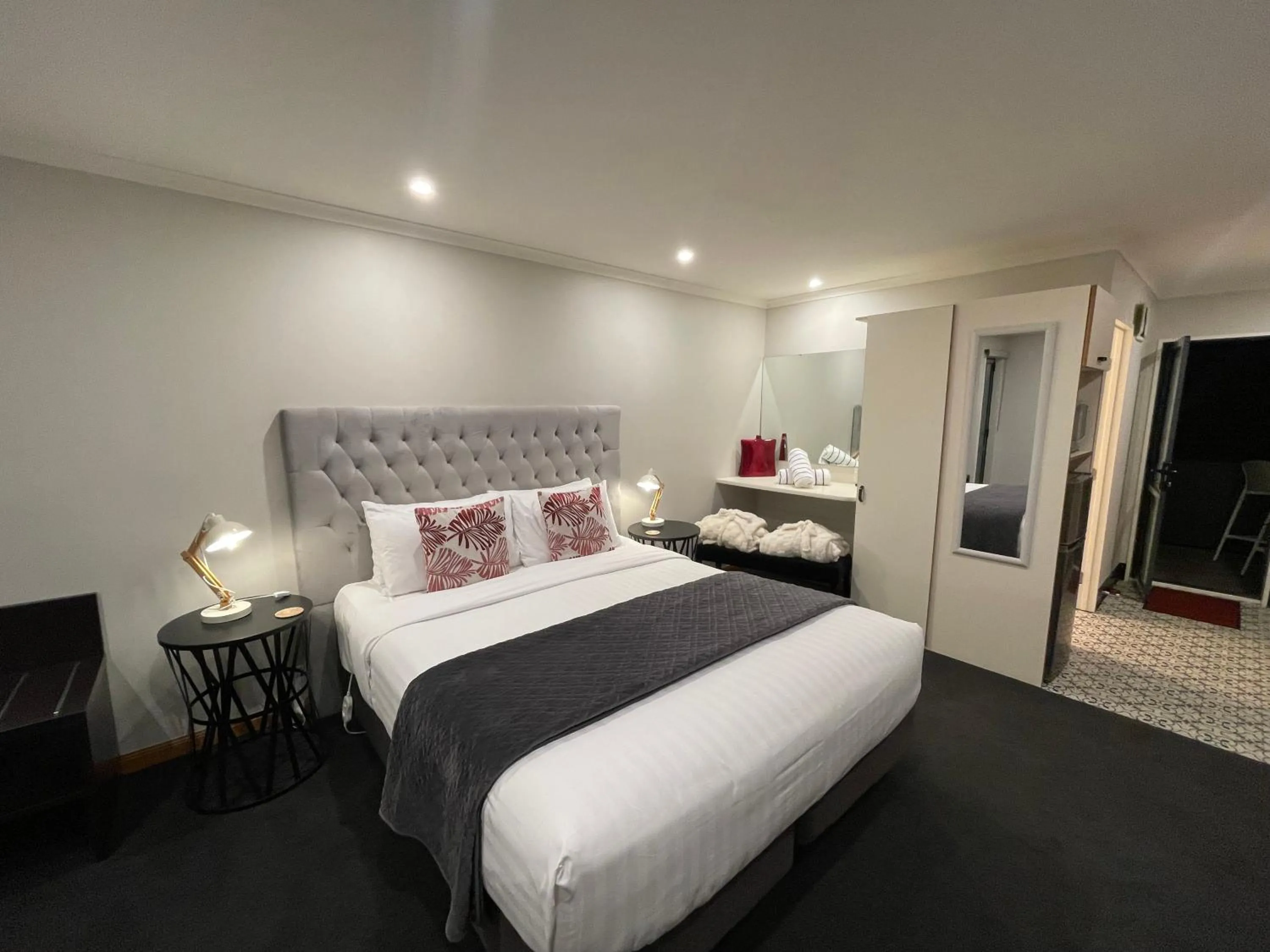 Bed in Hanmer Springs Scenic Views Motel