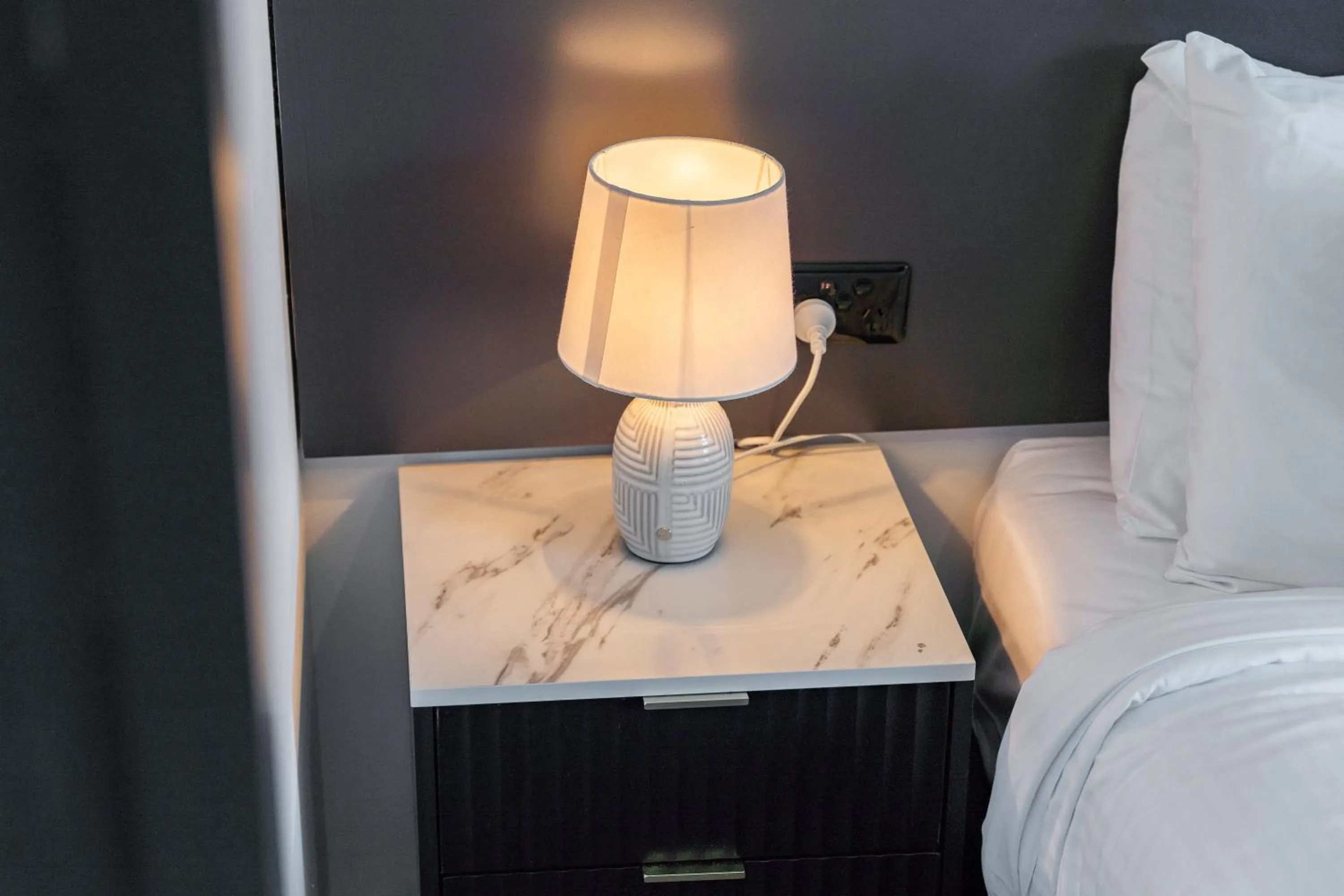 Decorative detail, Bed in Motel 10