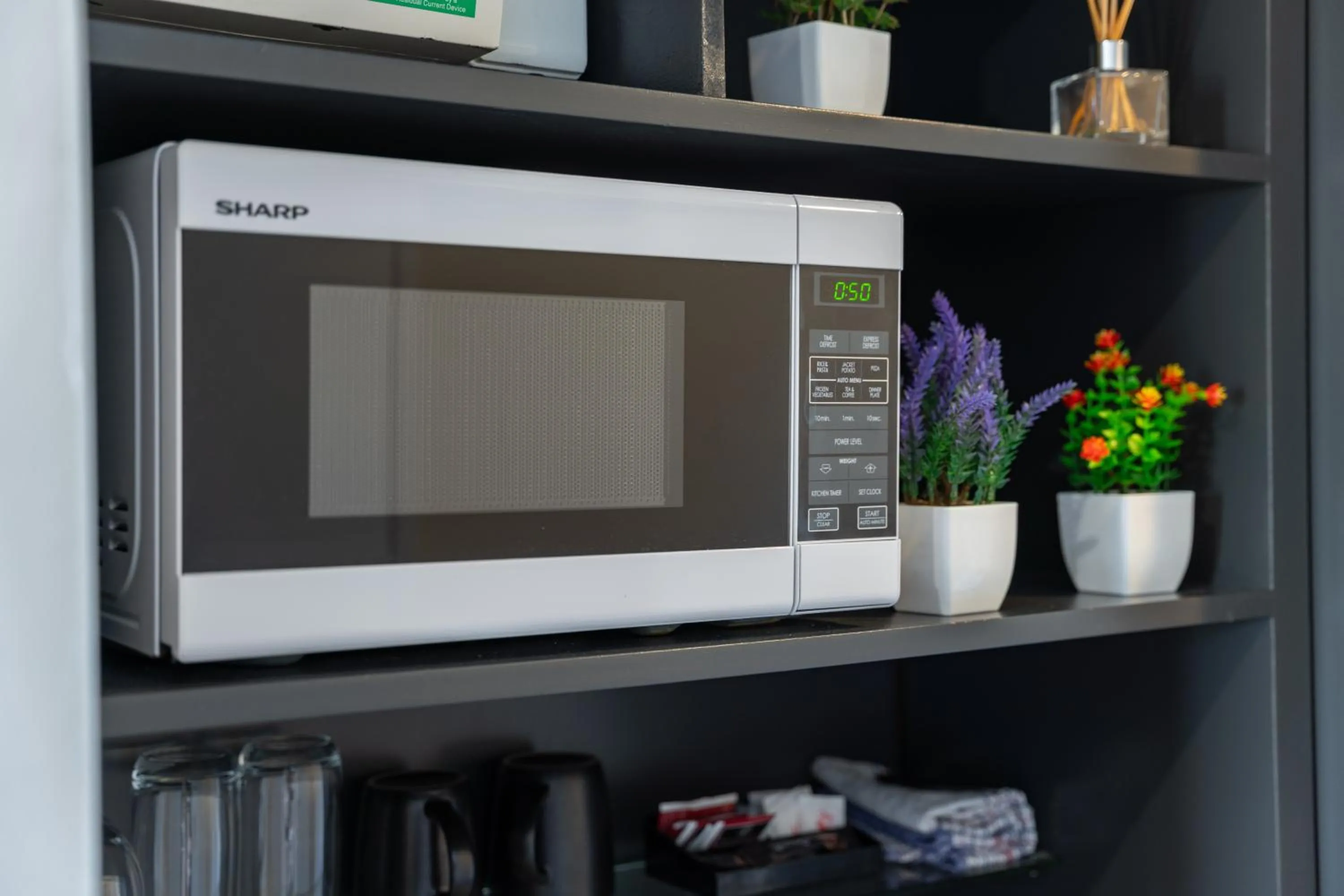 microwave in Motel 10