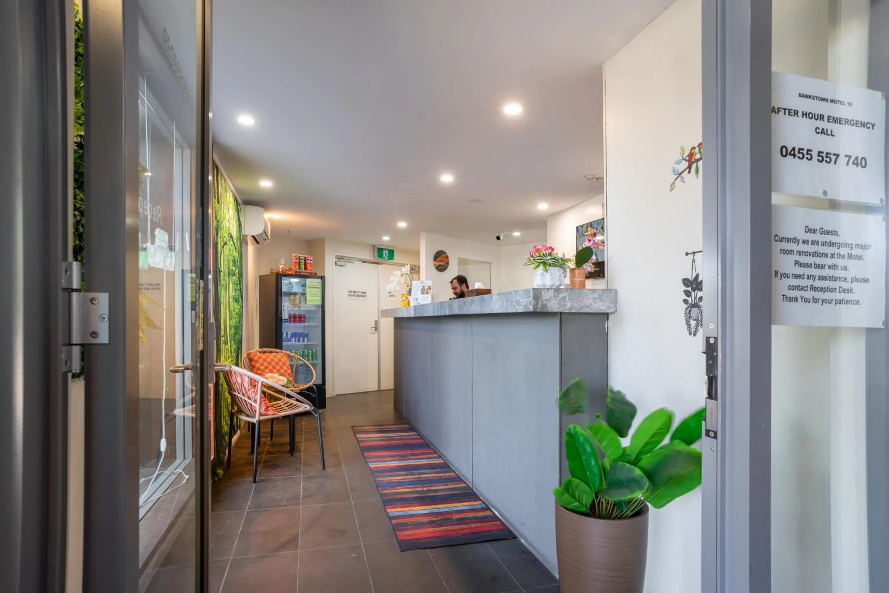 Lobby or reception in Motel 10